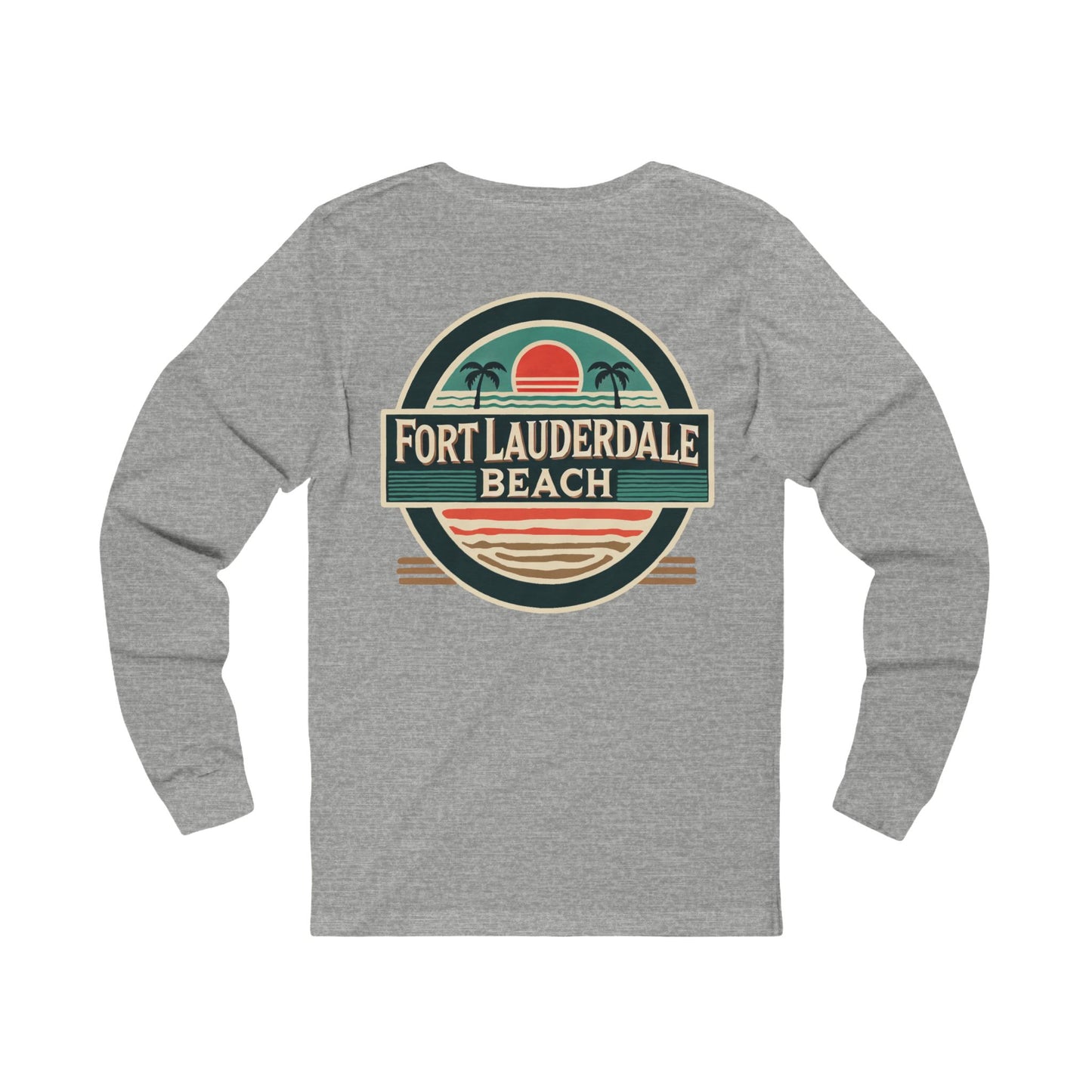 Vintage Fort Lauderdale Unisex Jersey Long Sleeve Tee
