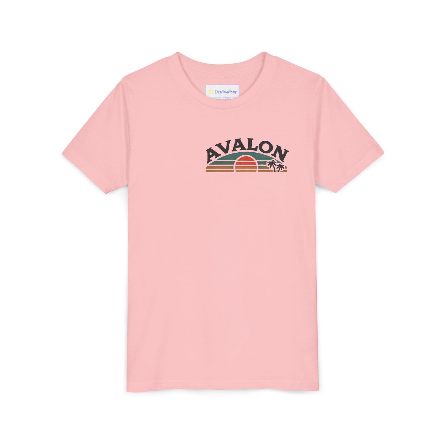 Retro Avalon Sunset Youth Short Sleeve Tee