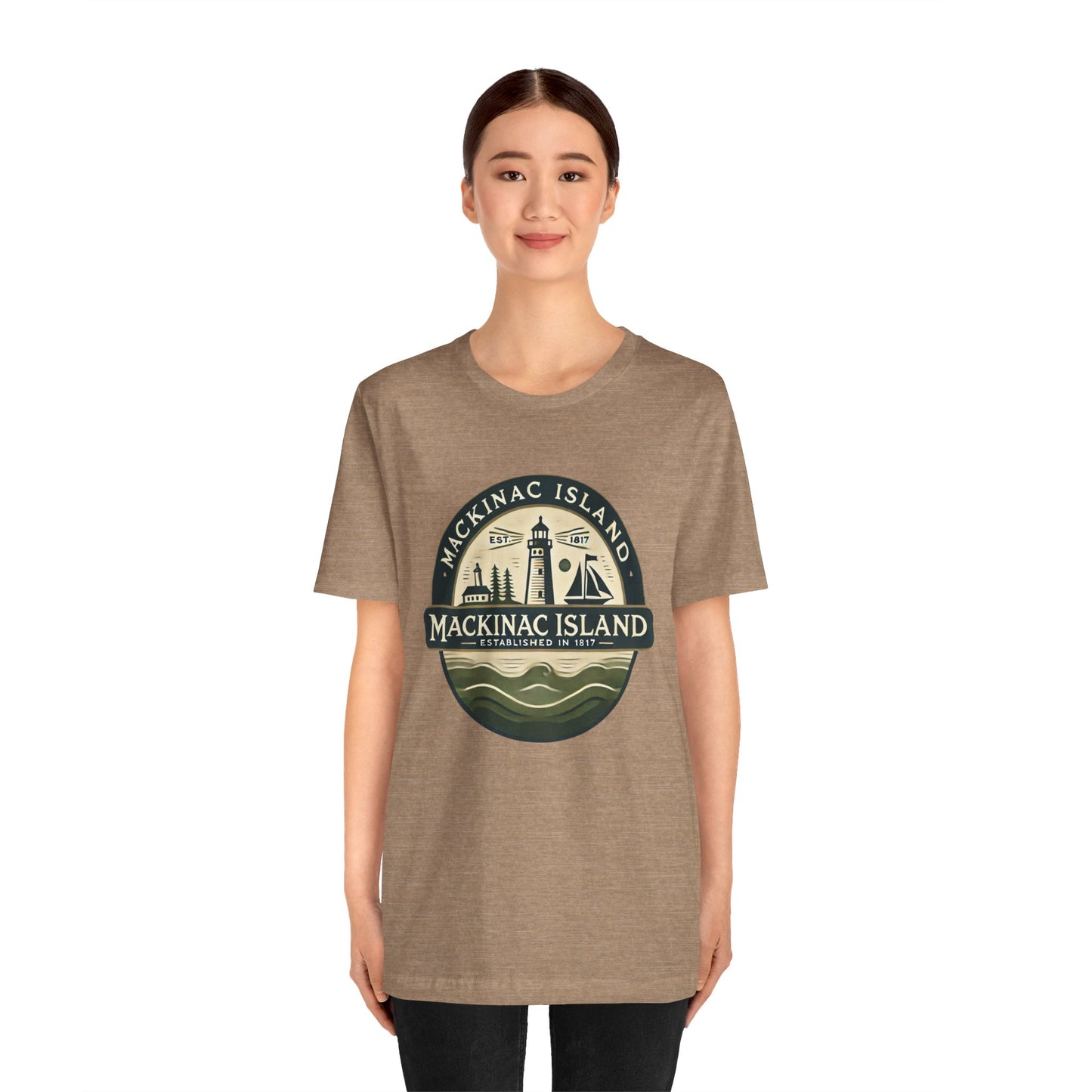 Vintage Mackinac Island Unisex Jersey Short Sleeve Tee