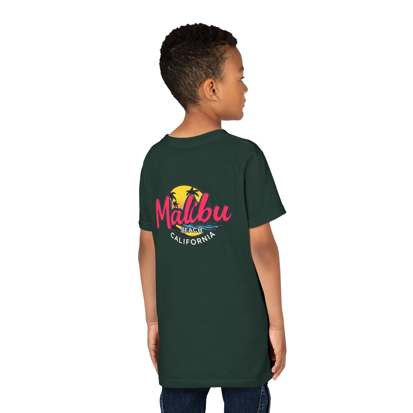 Retro Malibu Unisex Youth Short Sleeve Tee