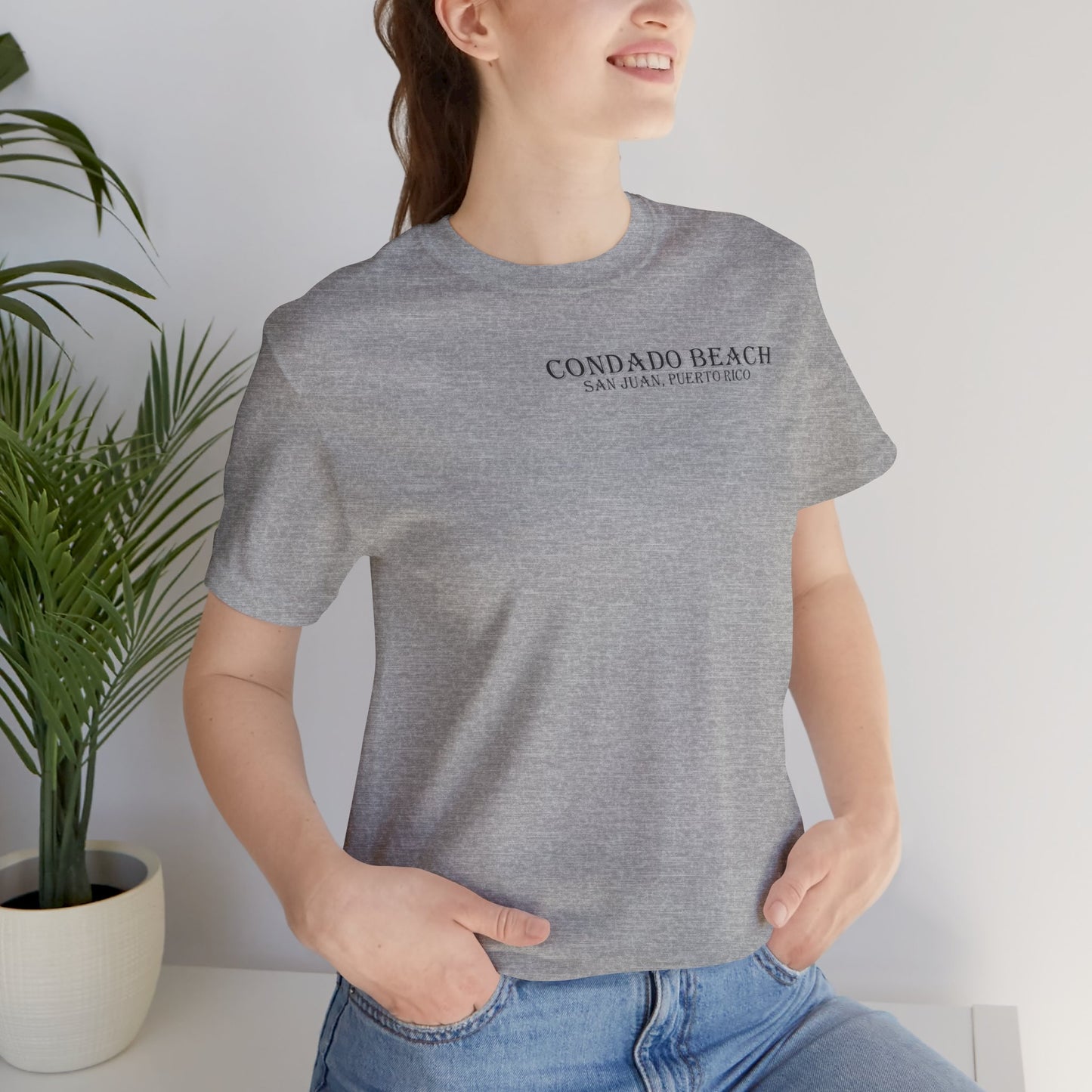 Coastal Vibes Condado Beach Unisex Jersey Short Sleeve Tee