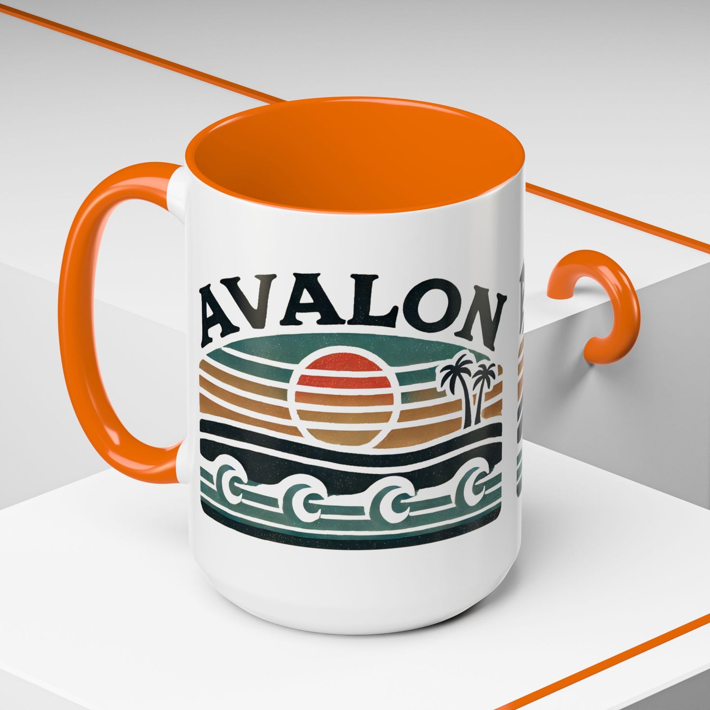 Retro Avalon Accent Coffee Mug