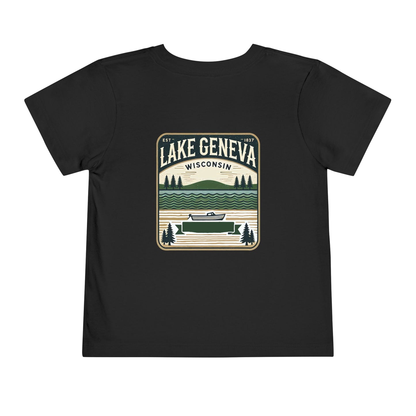 Vintage Lake Geneva Unisex Toddler Short Sleeve Tee