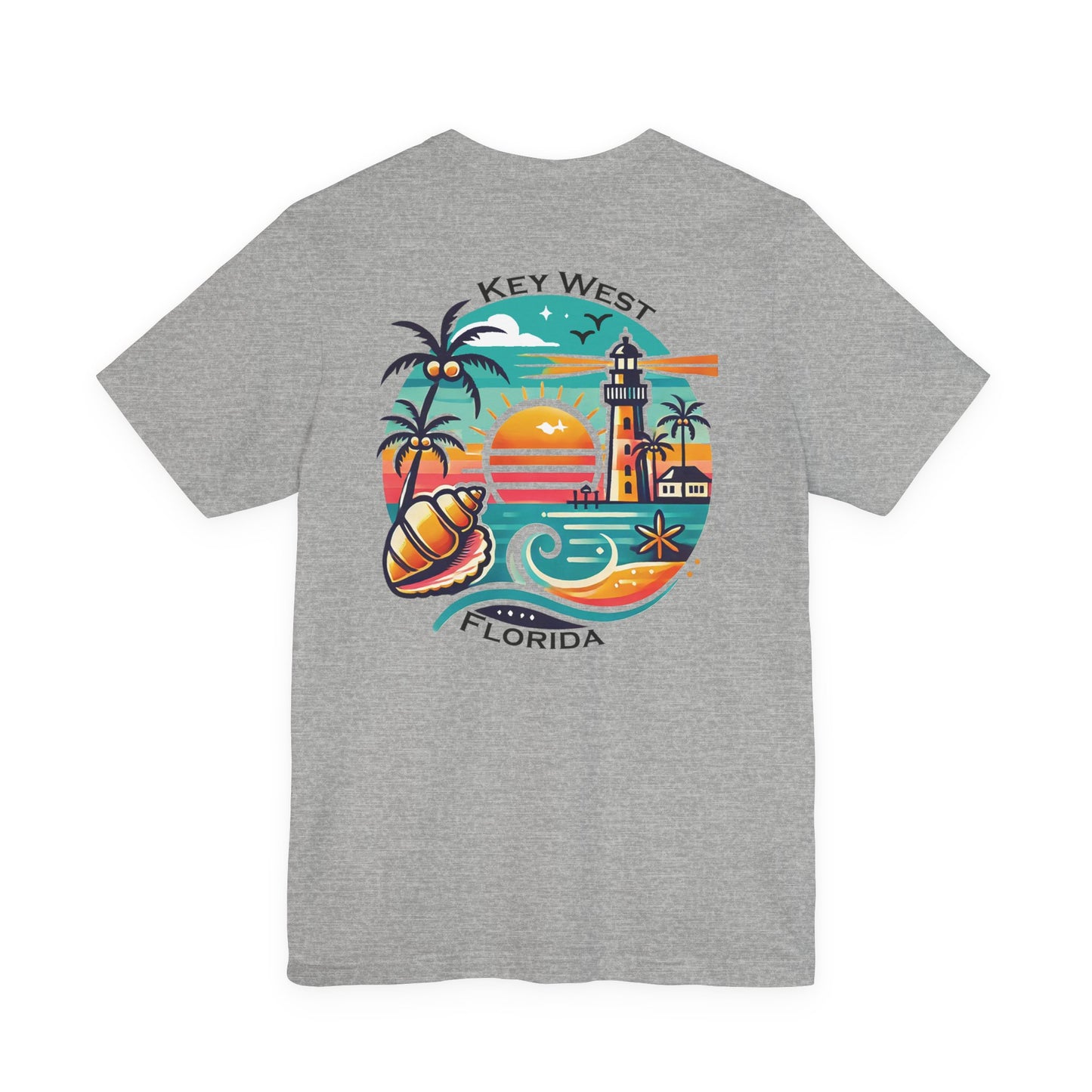 Vibrant Key West Unisex Jersey Short Sleeve Tee