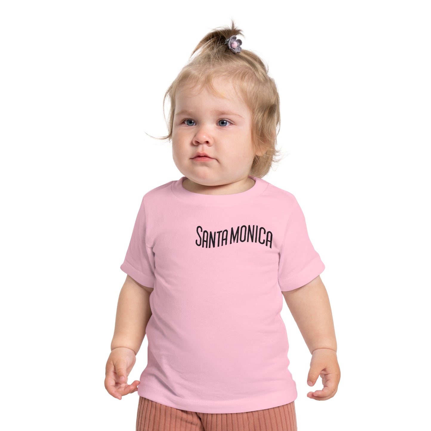Vibrant Santa Monica Unisex Baby Short Sleeve T-Shirt