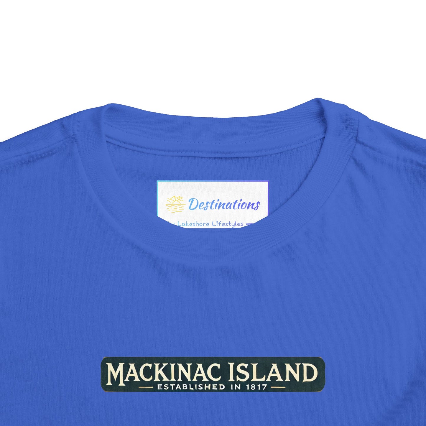 Vintage Mackinac Island Unisex Toddler Short Sleeve Tee