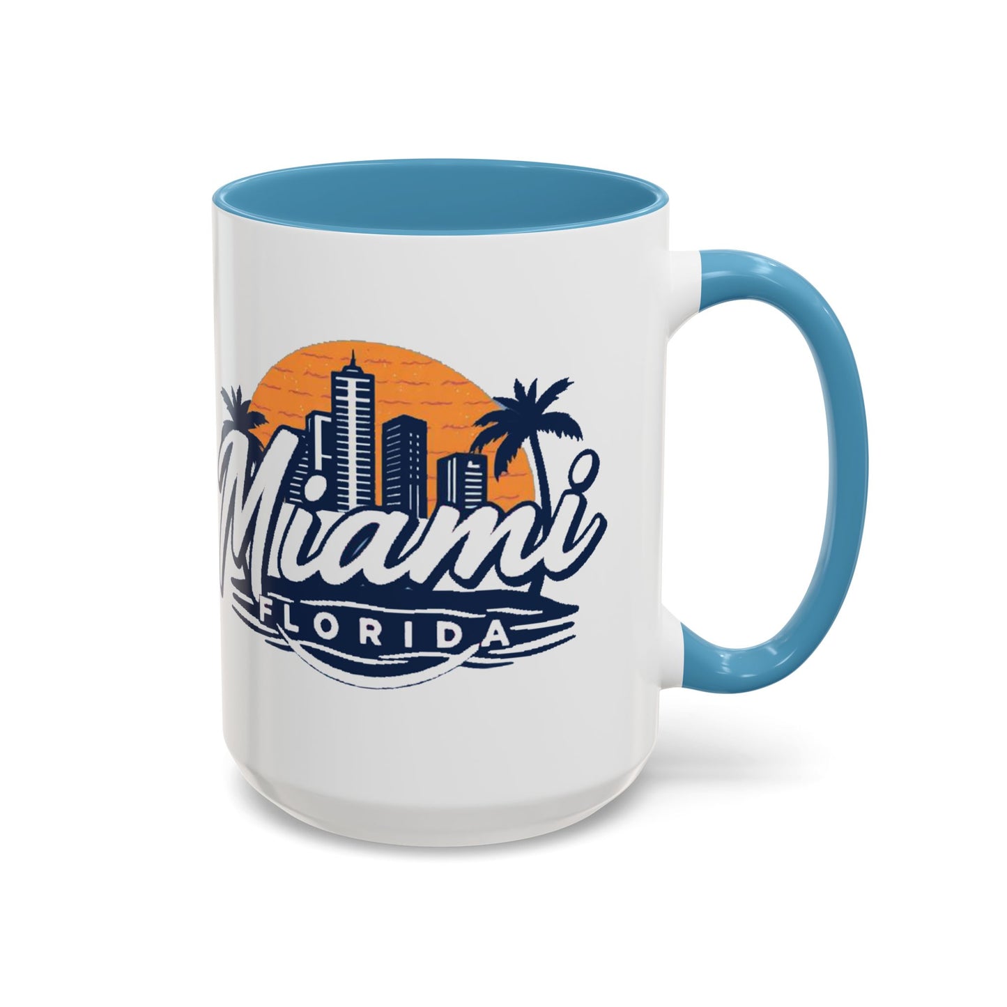 Retro Miami Accent Coffee Mug