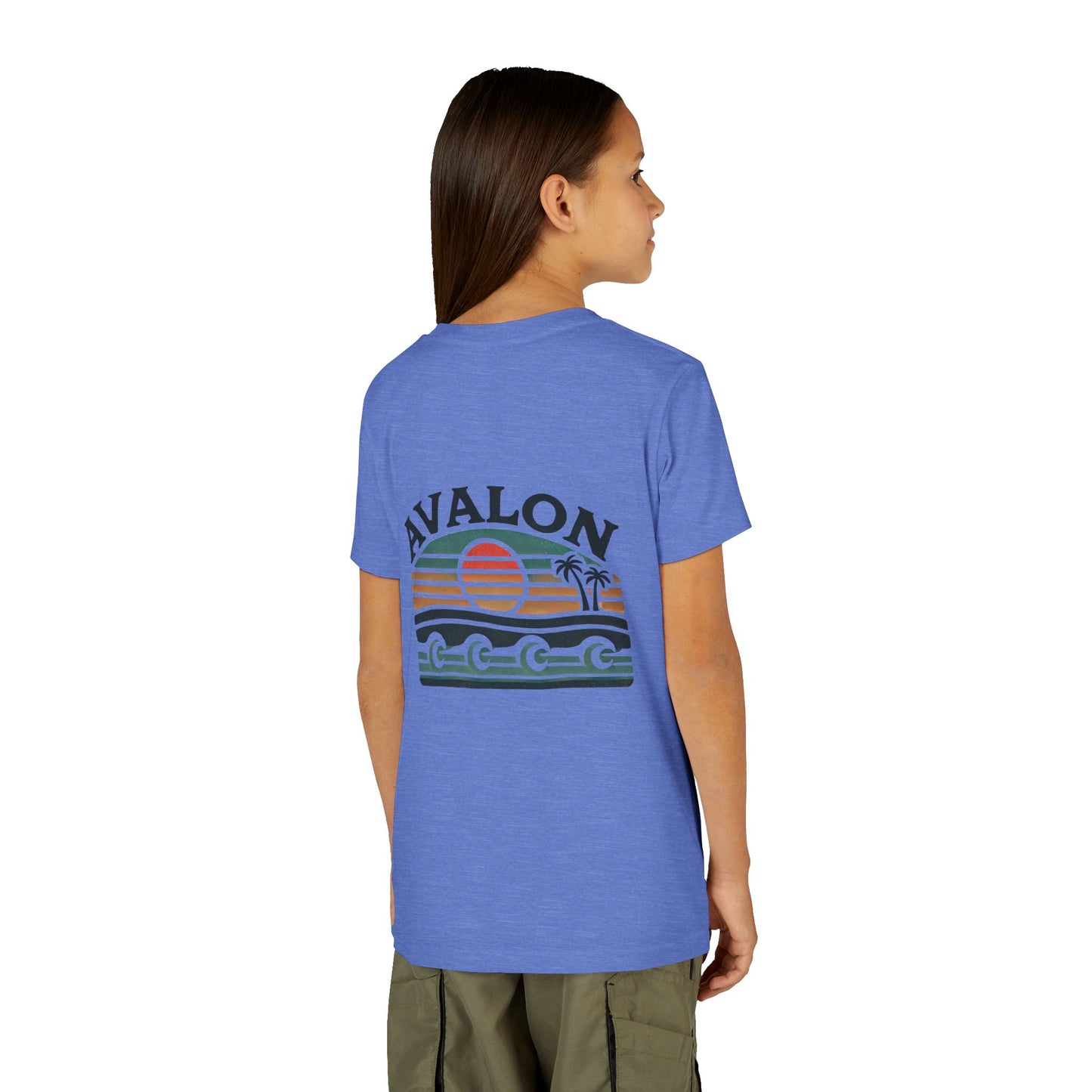 Retro Avalon Sunset Youth Short Sleeve Tee