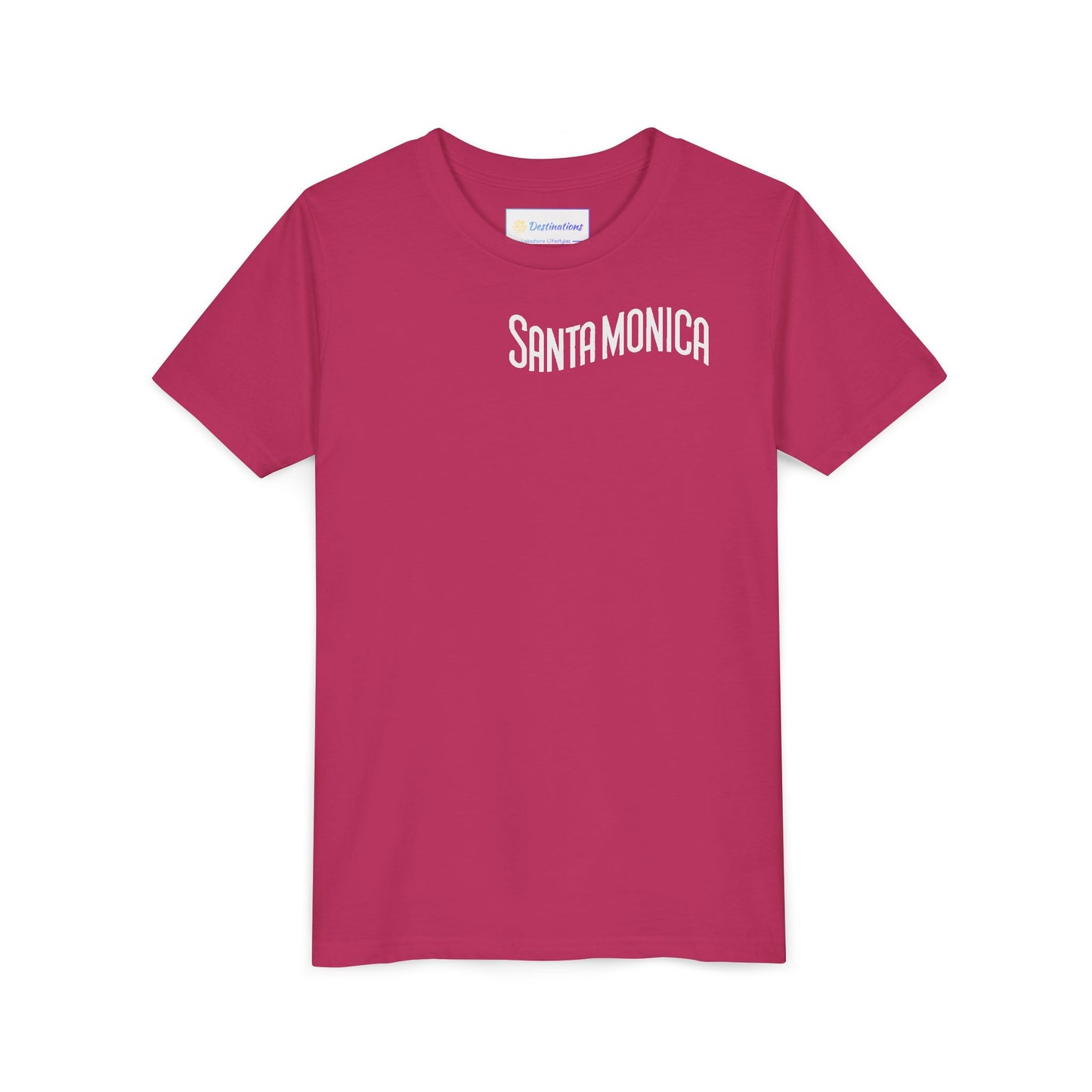 Vibrant Santa Monica Youth Short Sleeve Tee