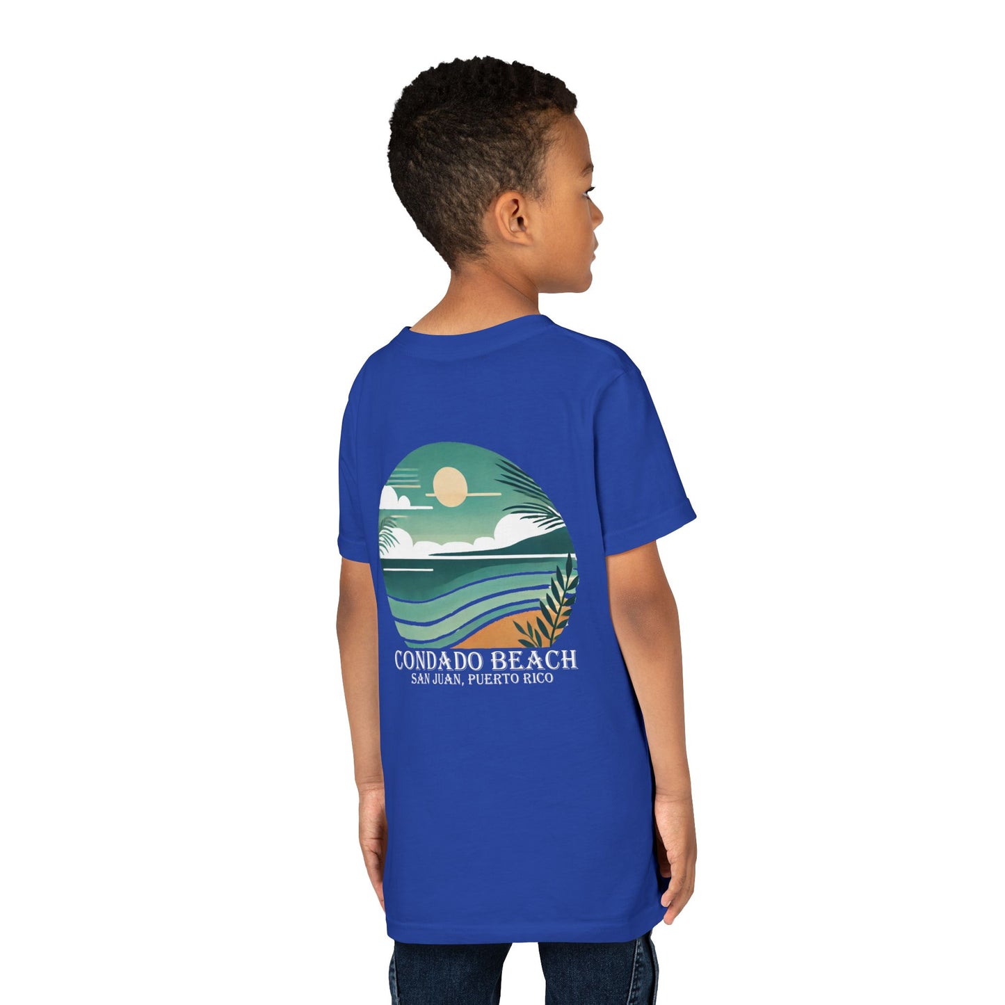 Coastal Vibes Condado Beach Unisex Youth Short Sleeve Tee