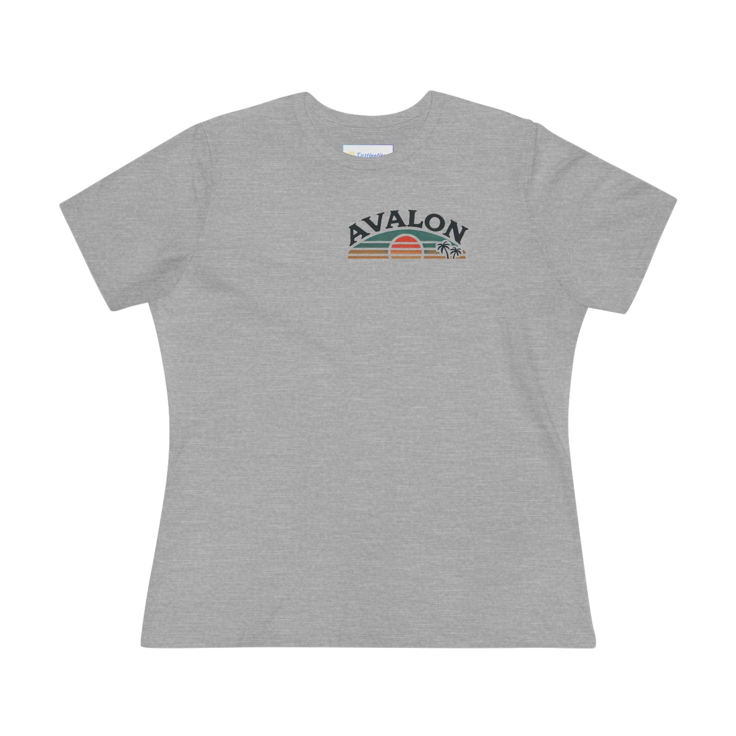Retro Avalon Sunset Women's Cotton Tee