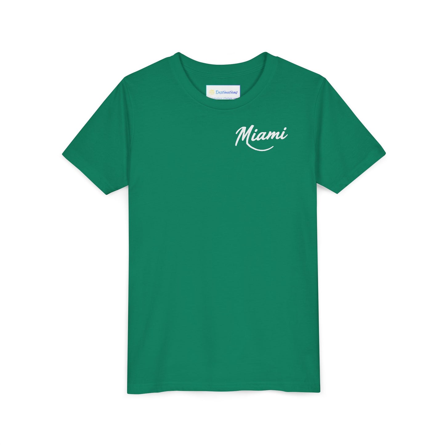 Retro Miami Unisex Youth Short Sleeve Tee
