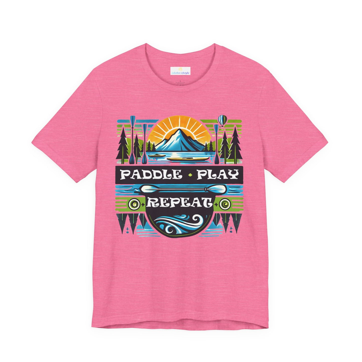 Paddle, Play, Repeat Short Sleeve Tee