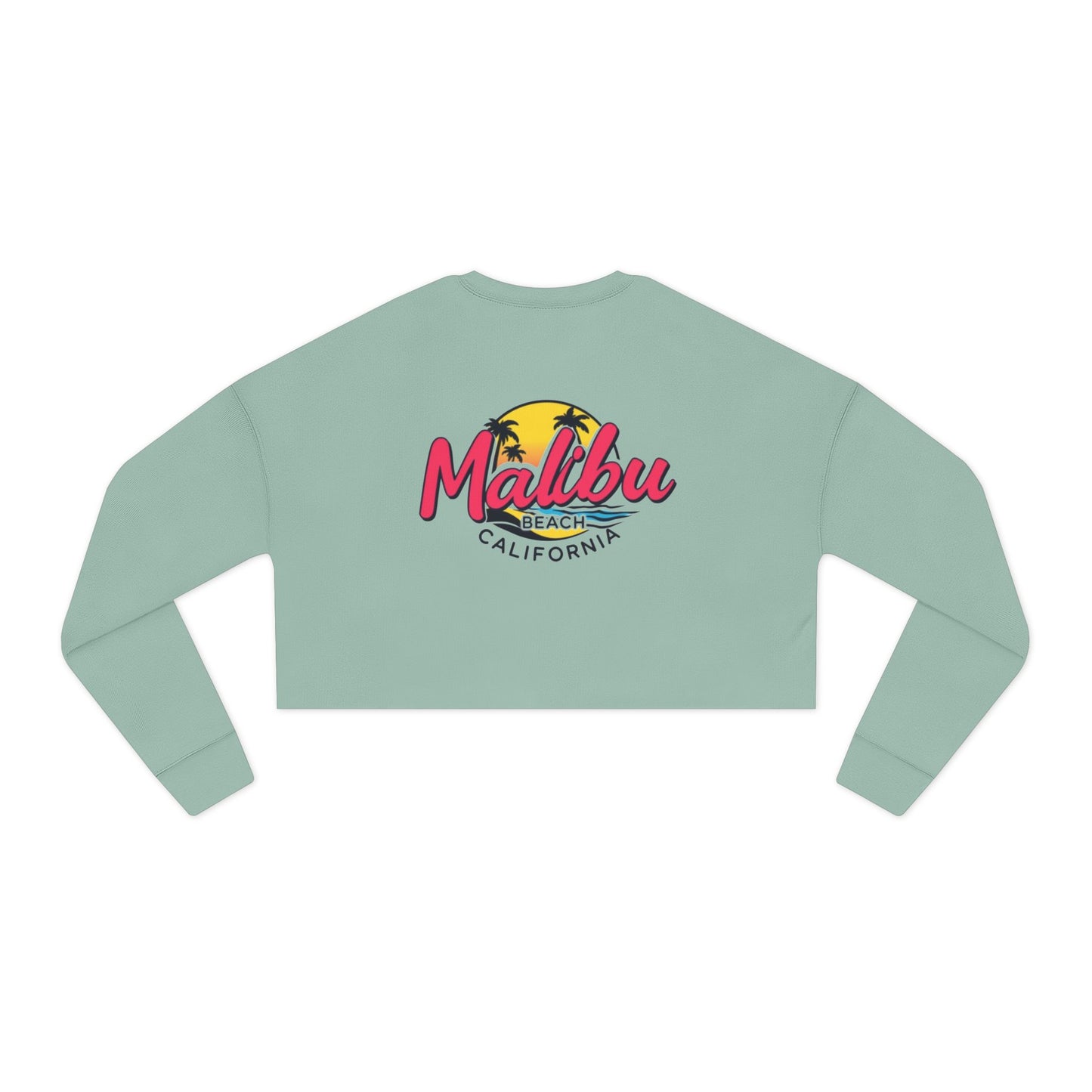 Retro Malibu Women's Cropped Sweatshirt