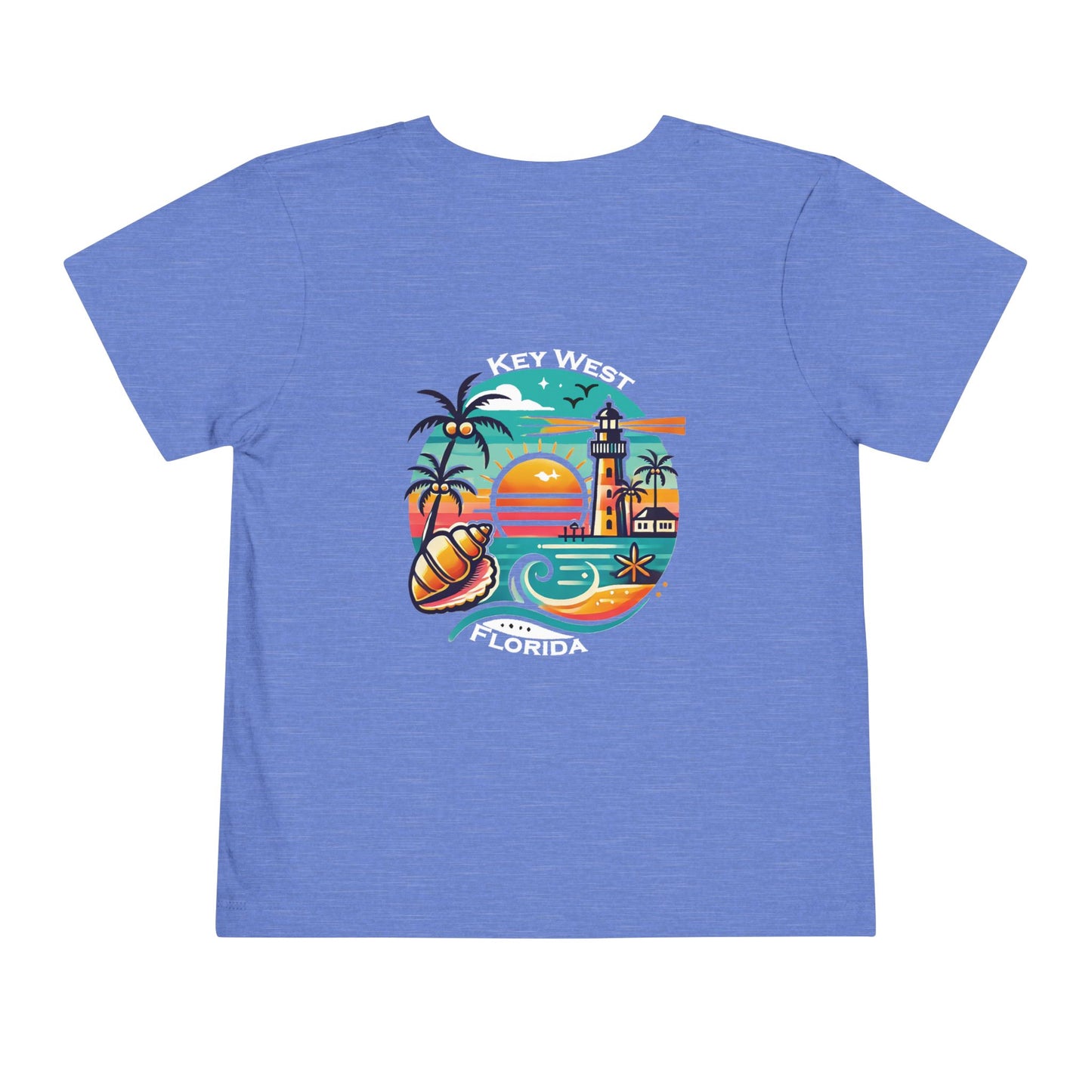 Vibrant Key West Unisex Toddler Short Sleeve Tee