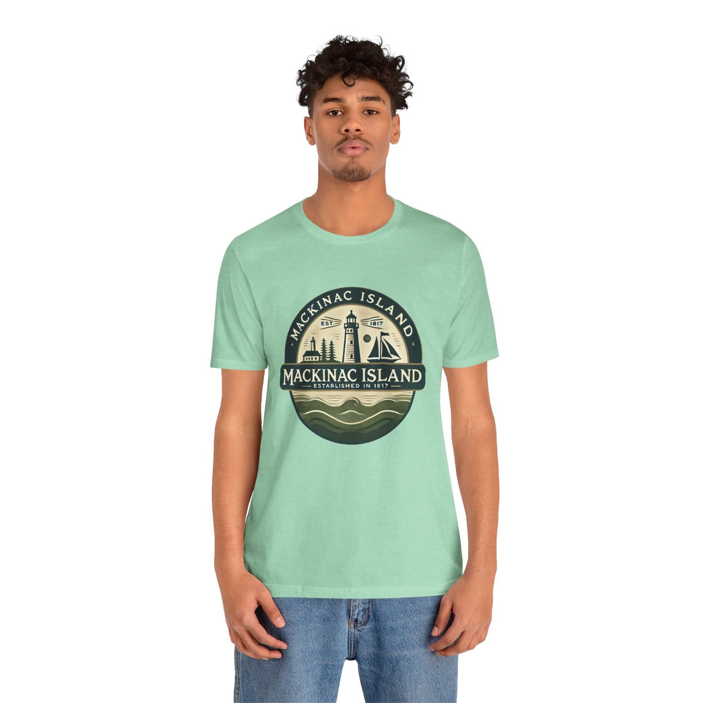 Vintage Mackinac Island Unisex Jersey Short Sleeve Tee