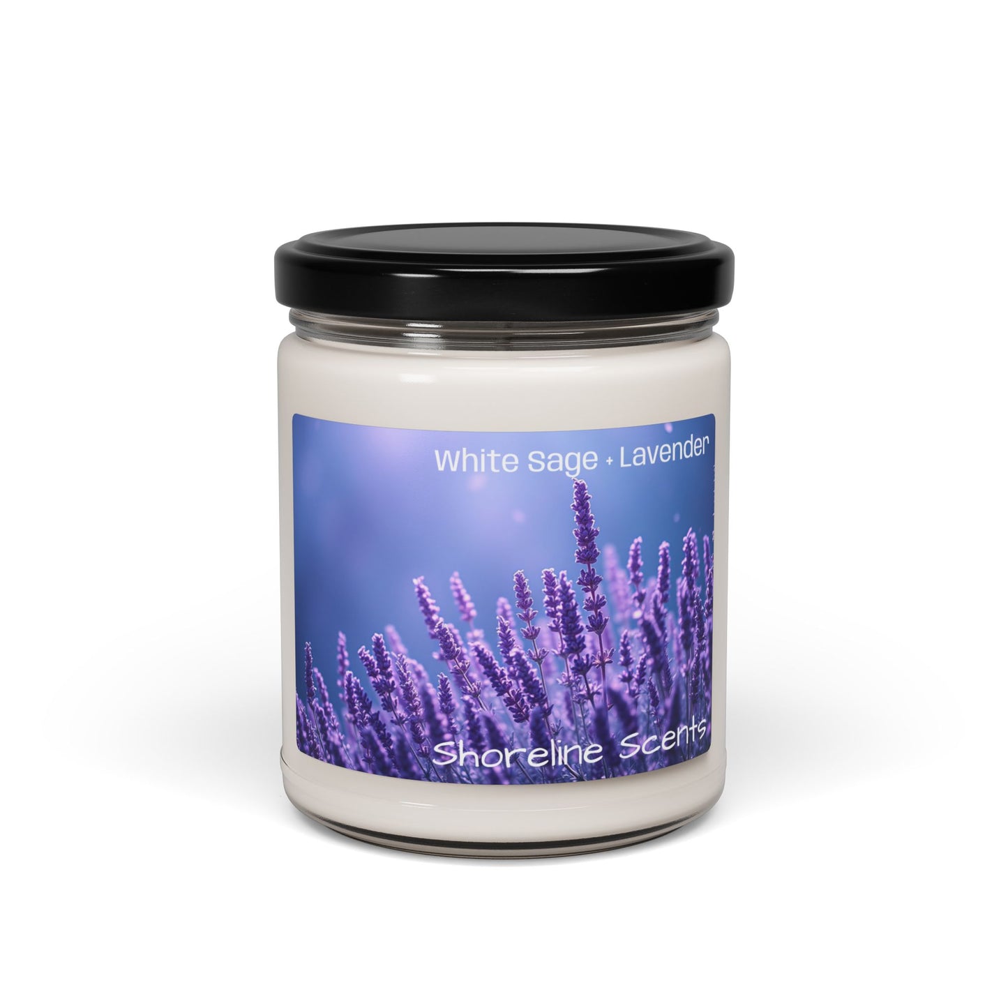 White Sage+ Lavender Scented Soy Candle