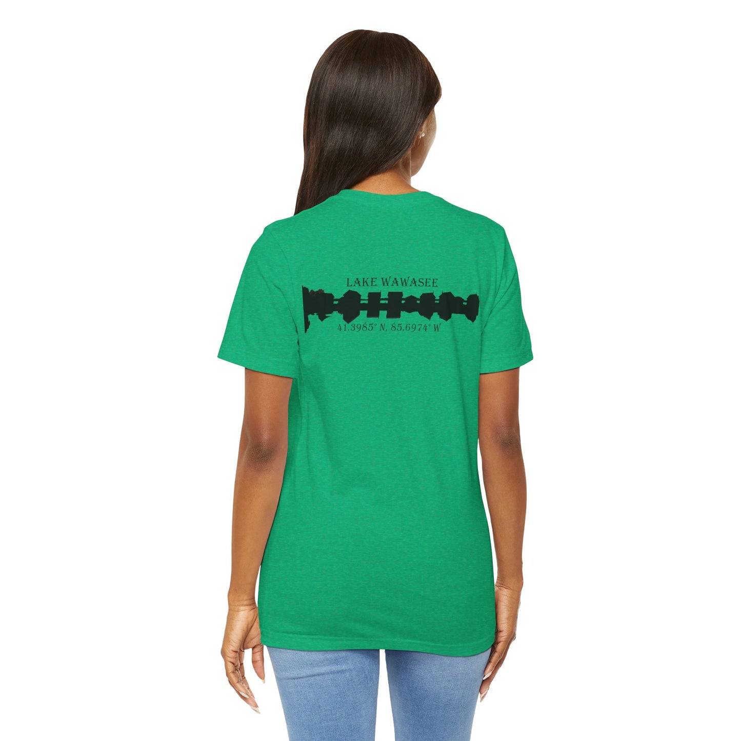 Latitudes Lake Wawasee Unisex Jersey Short Sleeve Tee