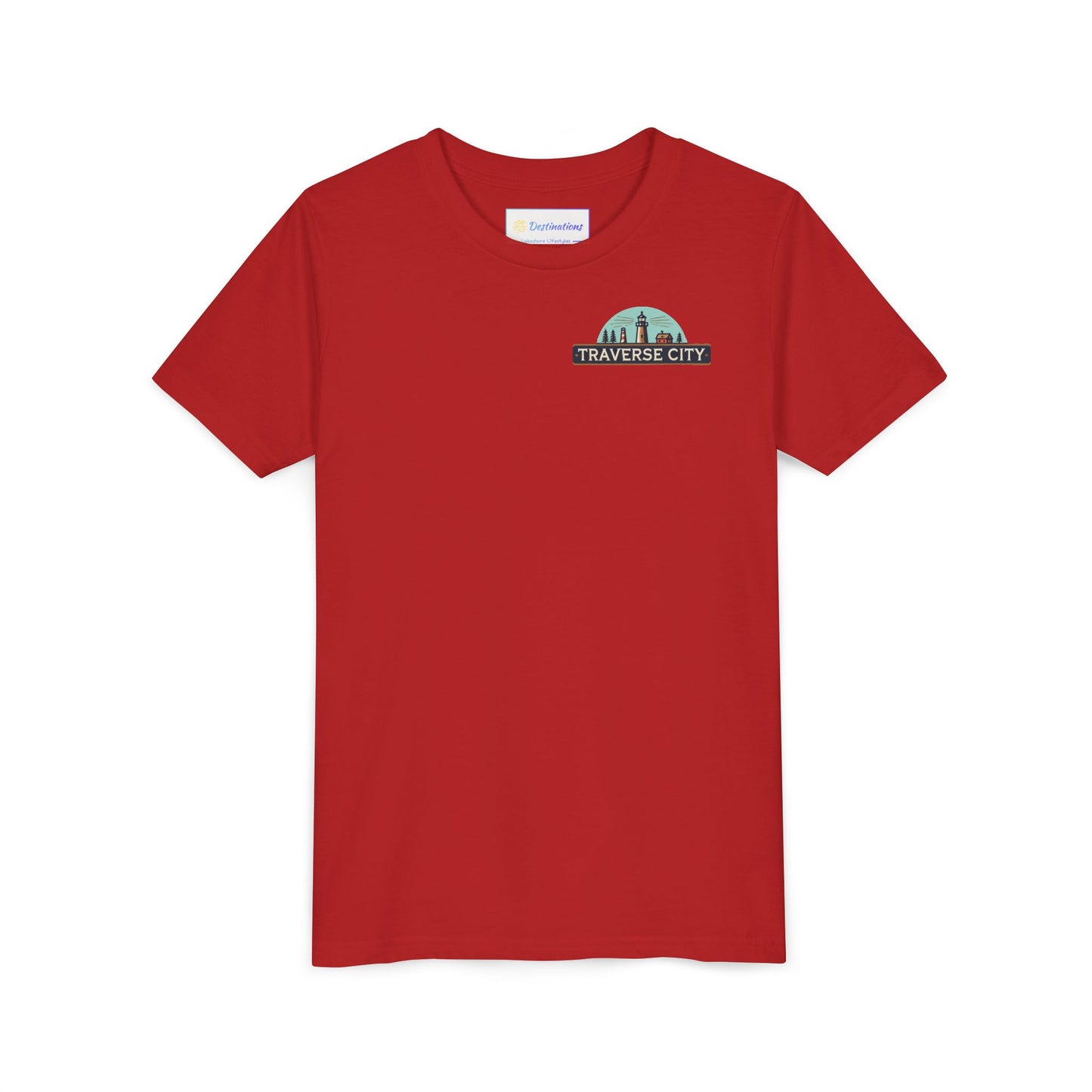 Vintage Traverse City Unisex Youth Short Sleeve Tee