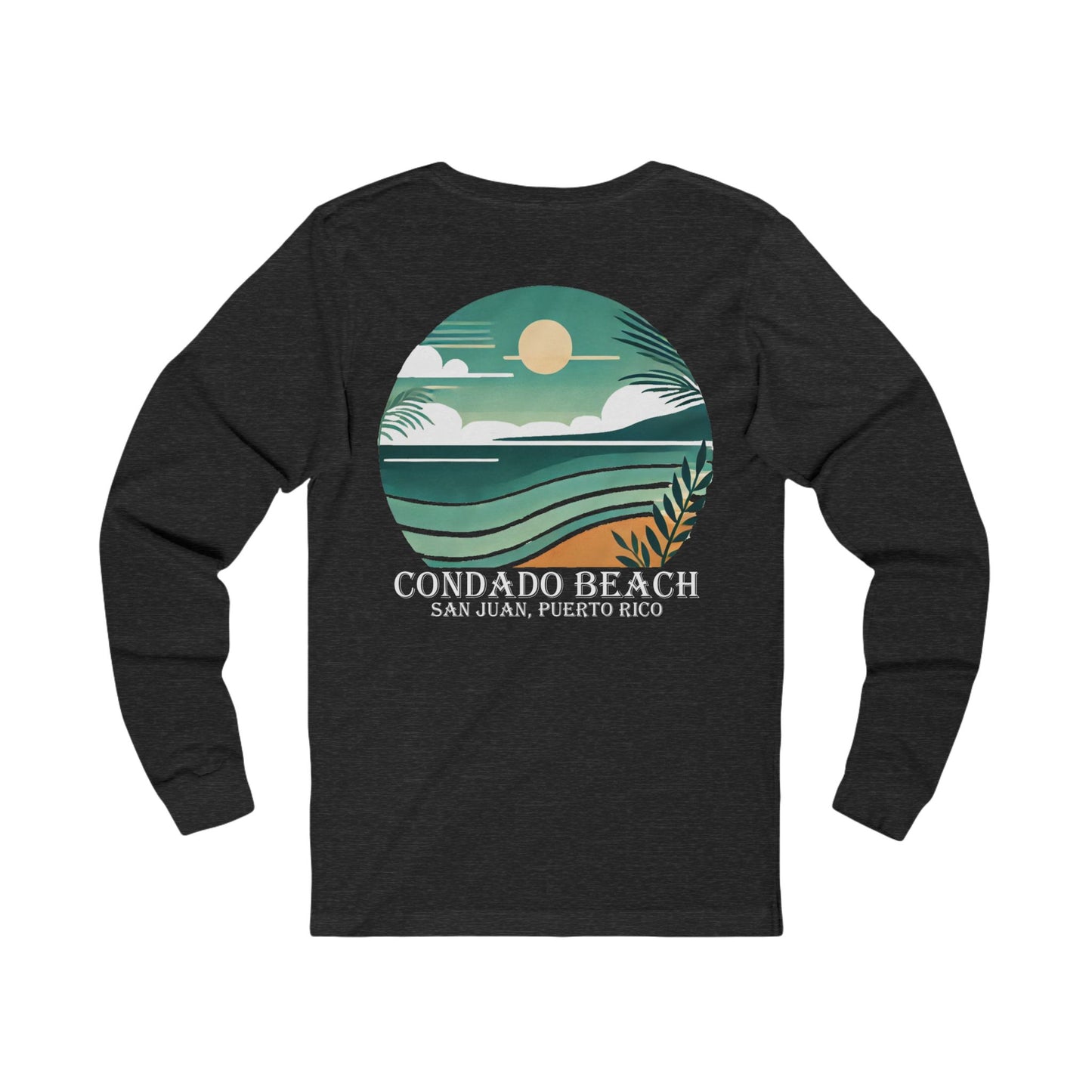 Coastal Vibes Condado Beach Unisex Jersey Long Sleeve Tee