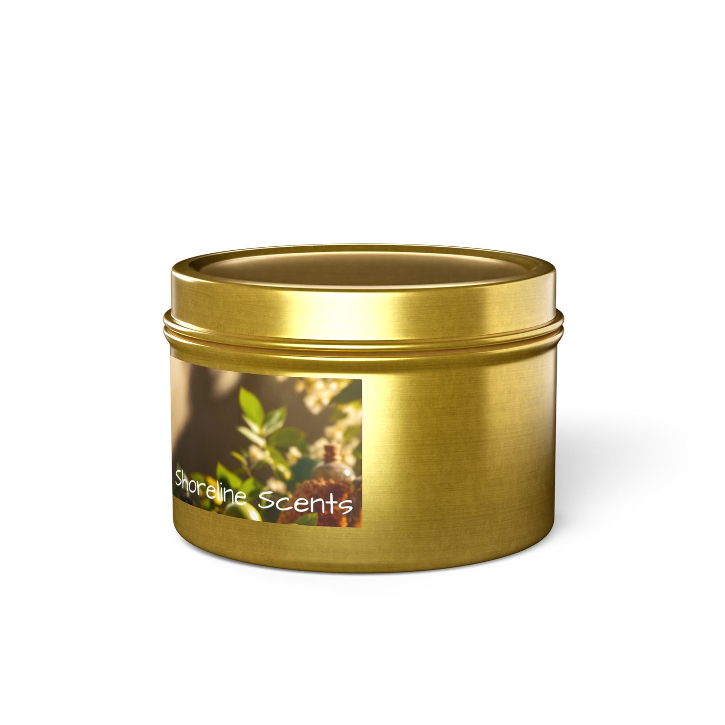 Spa Retreat Scented Rustic Tin Candle