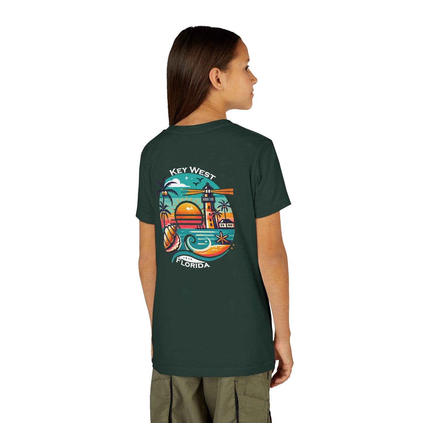 Vibrant Key West Youth Short Sleeve Tee