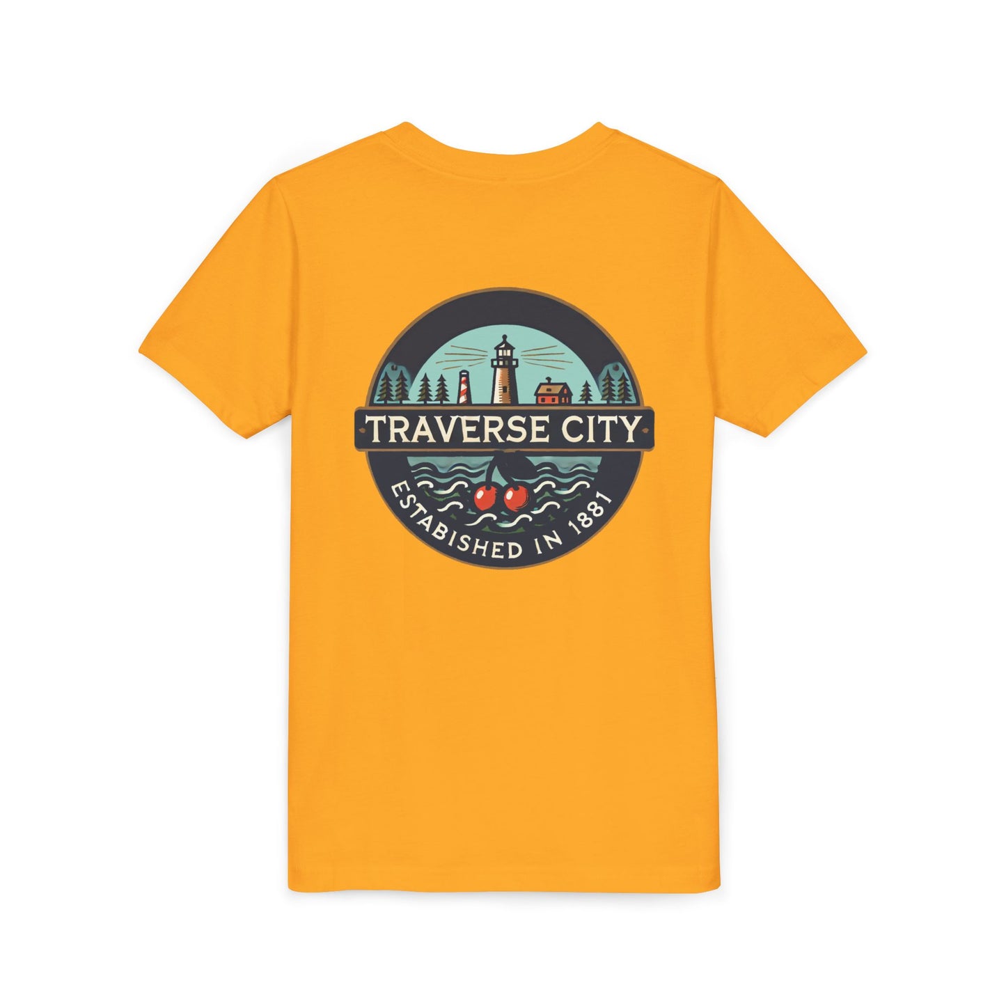 Vintage Traverse City Unisex Youth Short Sleeve Tee