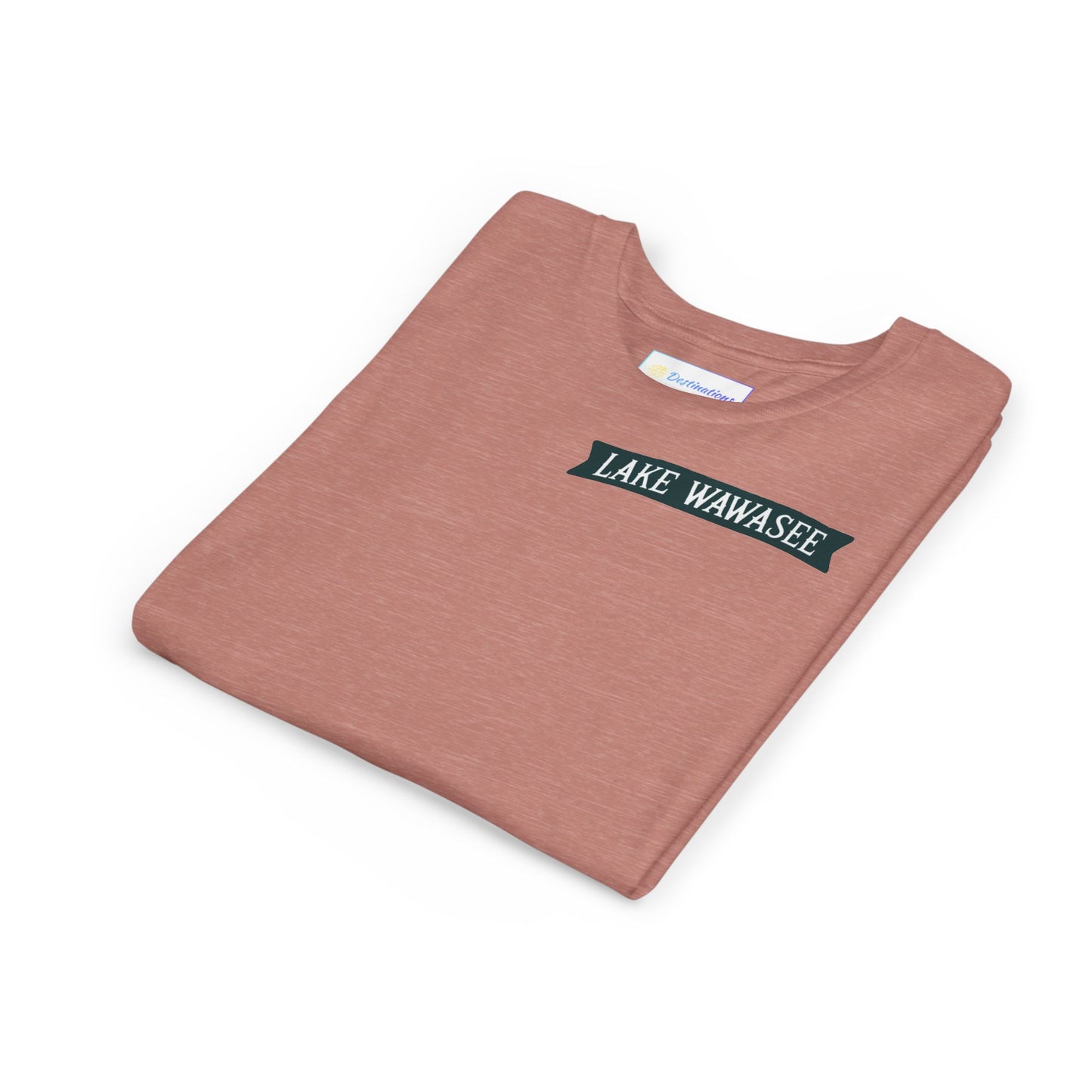 Vintage Lake Wawasee Unisex Youth Short Sleeve Tee