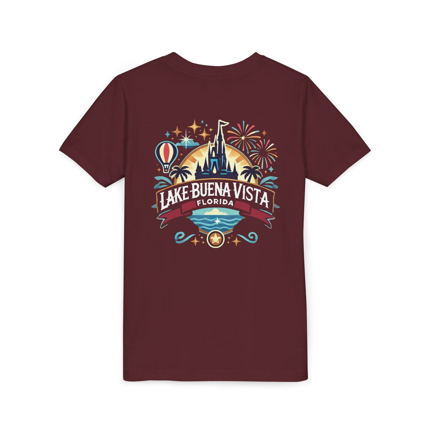 Adventurous Lake Buena Vista Unisex Youth Short Sleeve Tee
