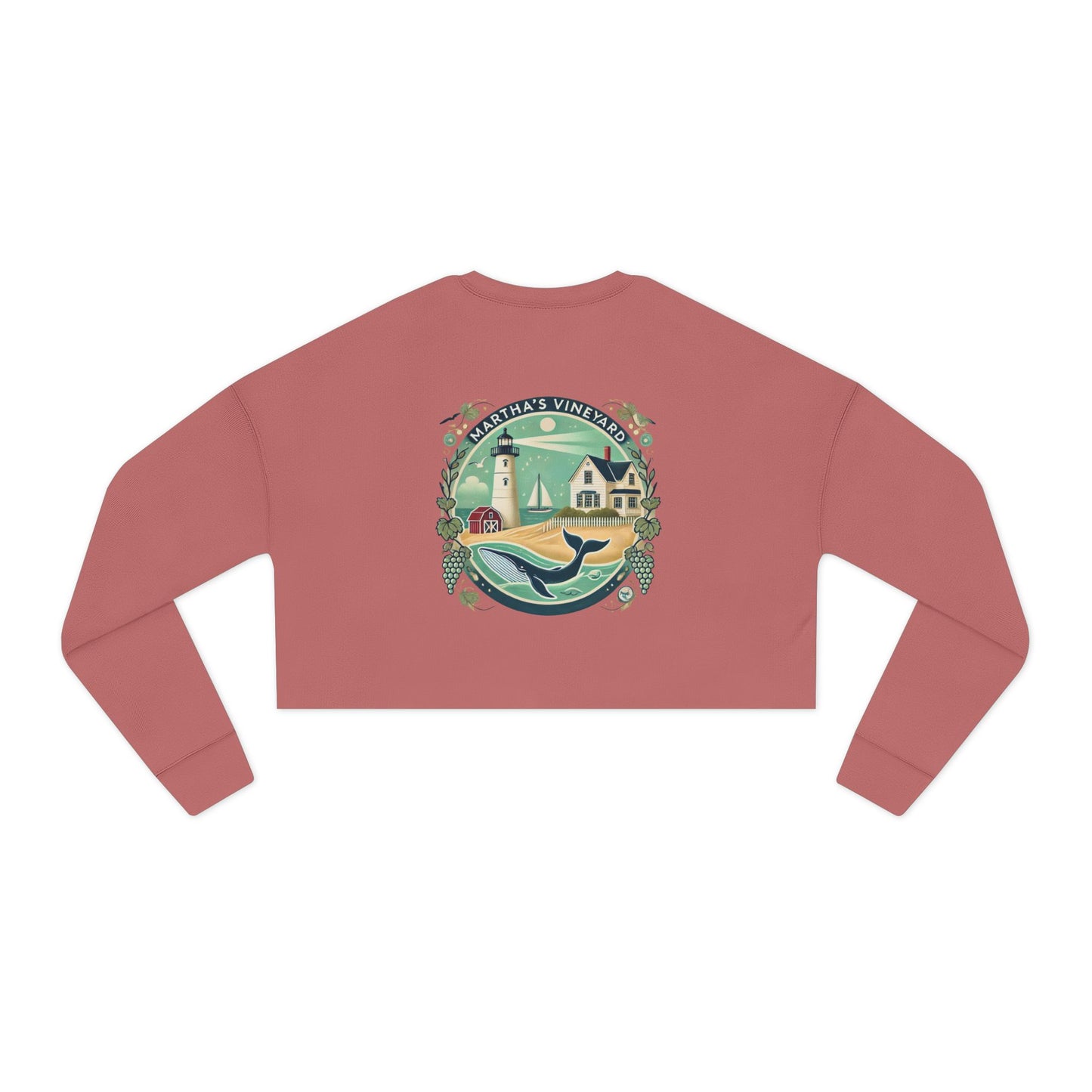 Vintage Martha's Vineyard Women's Cropped Sweatshirt