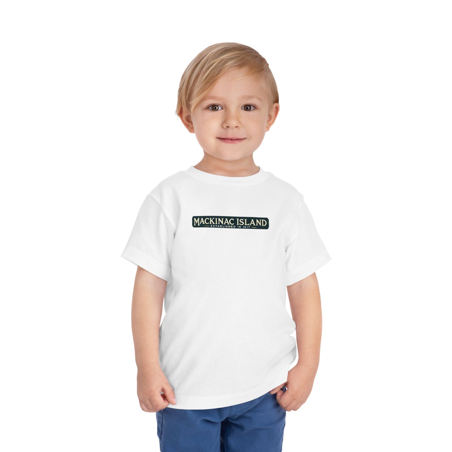 Vintage Mackinac Island Unisex Toddler Short Sleeve Tee