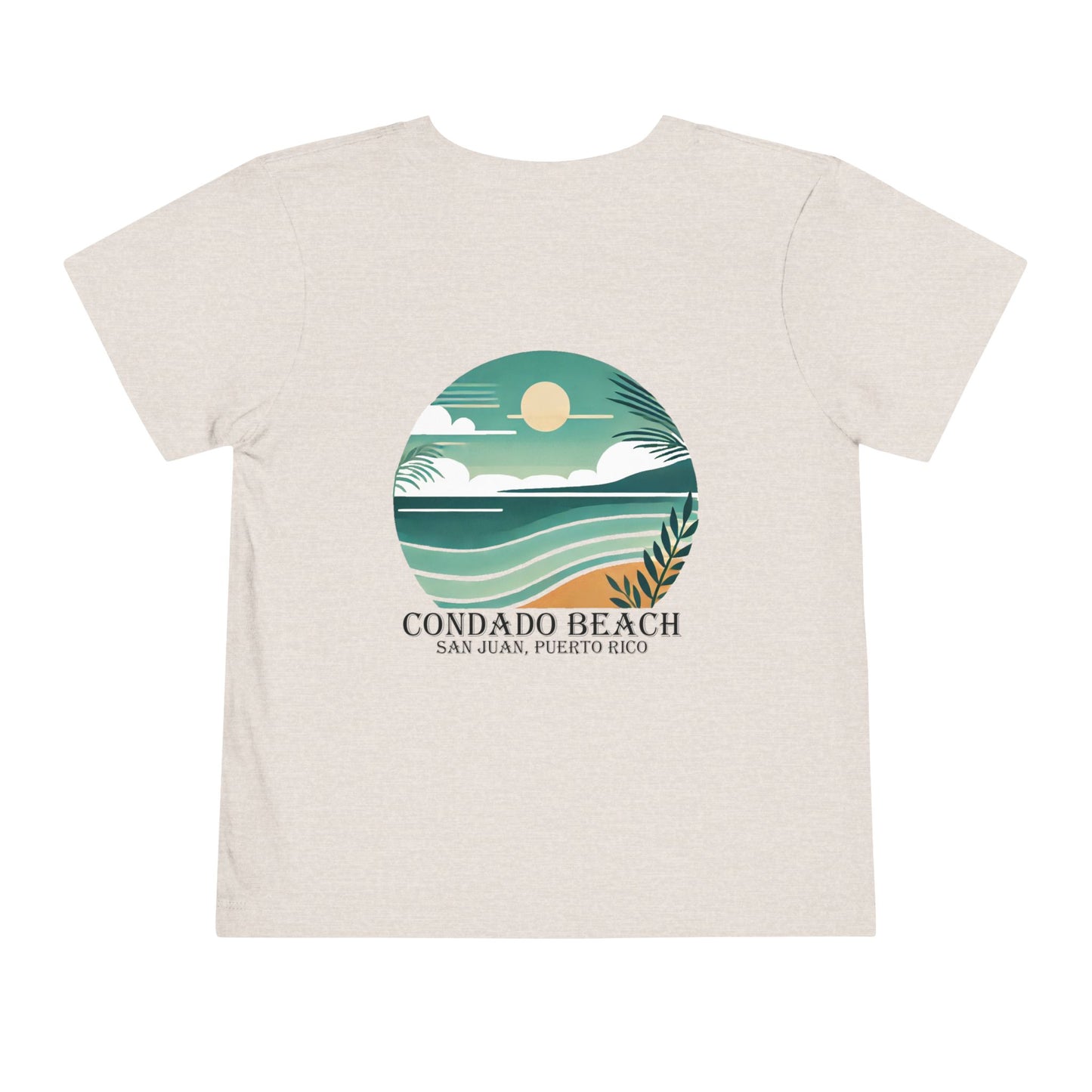 Coastal Vibes Condado Beach Unisex Toddler Short Sleeve Tee