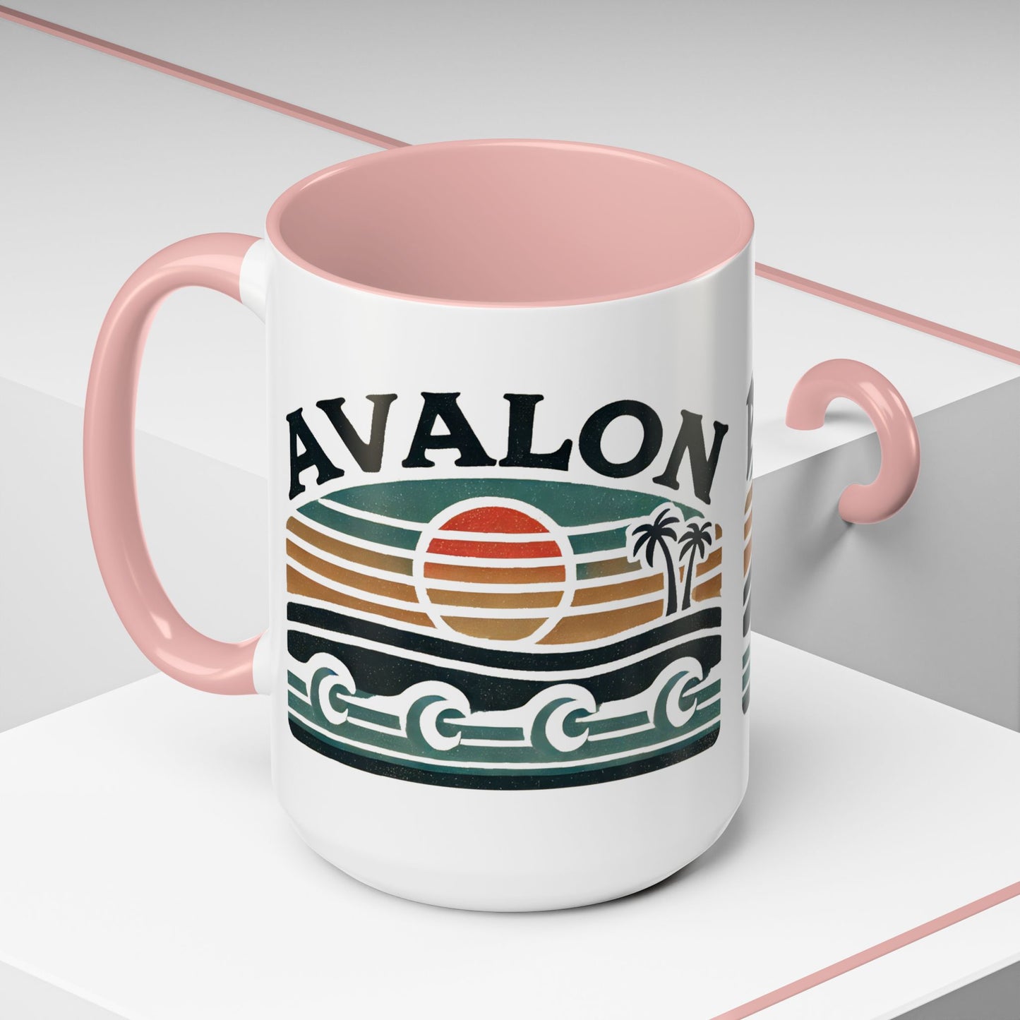 Retro Avalon Accent Coffee Mug