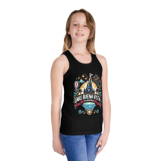 Adventurous Lake Buena Vista Unisex Kids Jersey Tank Top