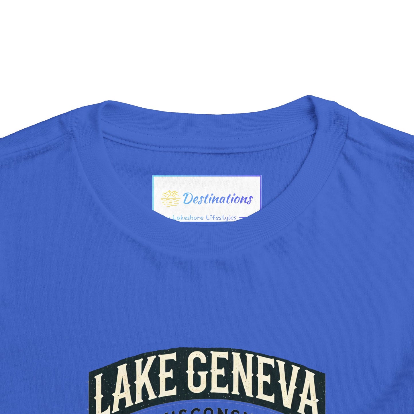 Vintage Lake Geneva Unisex Toddler Short Sleeve Tee