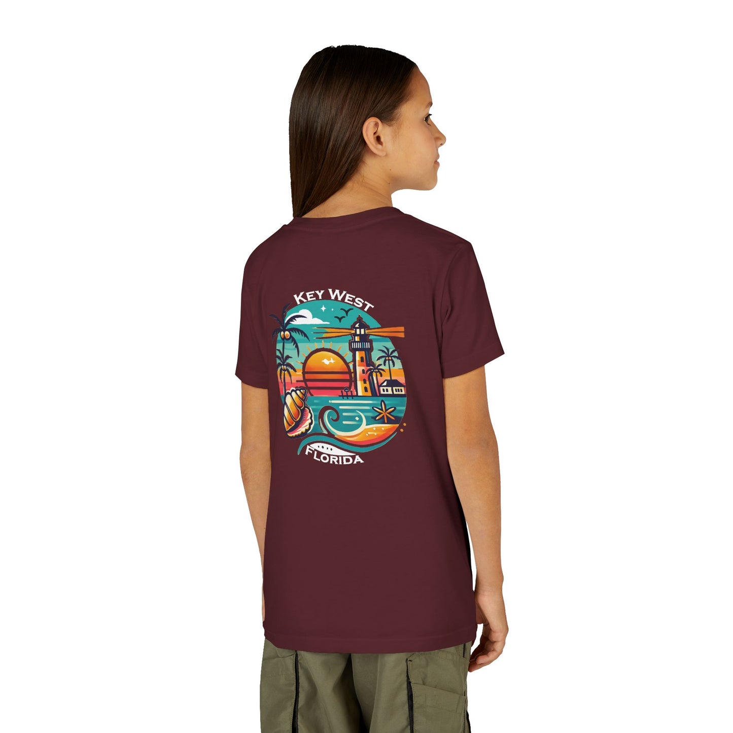 Vibrant Key West Youth Short Sleeve Tee