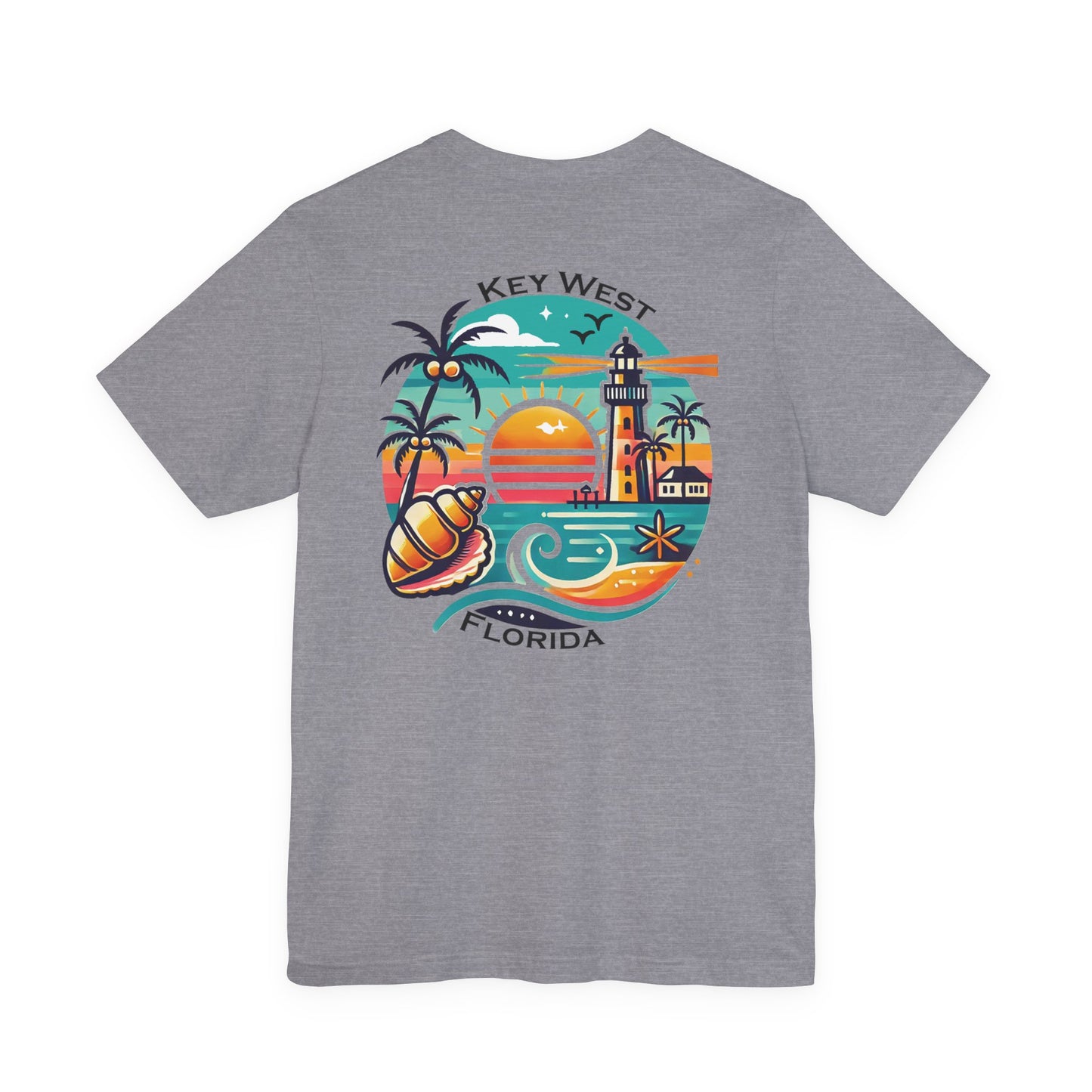 Vibrant Key West Unisex Jersey Short Sleeve Tee