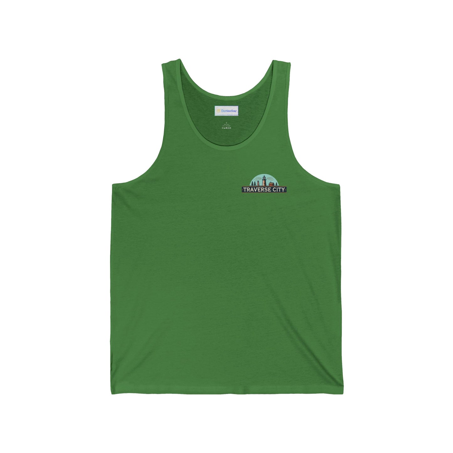 Vintage Traverse City Unisex Jersey Tank