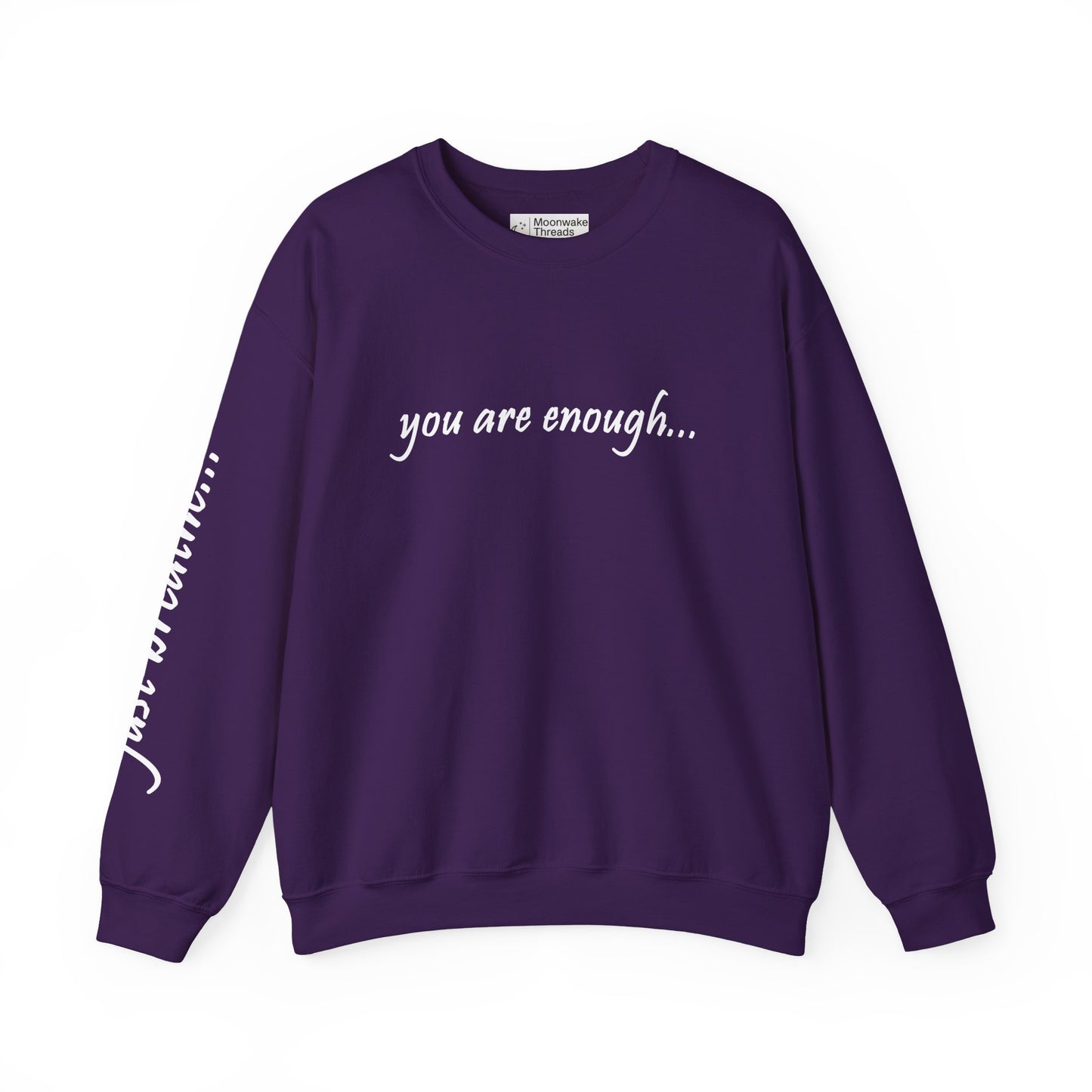 You Are Enough - Mental Health Awareness Heavy Blend Crewneck Sweatshirt