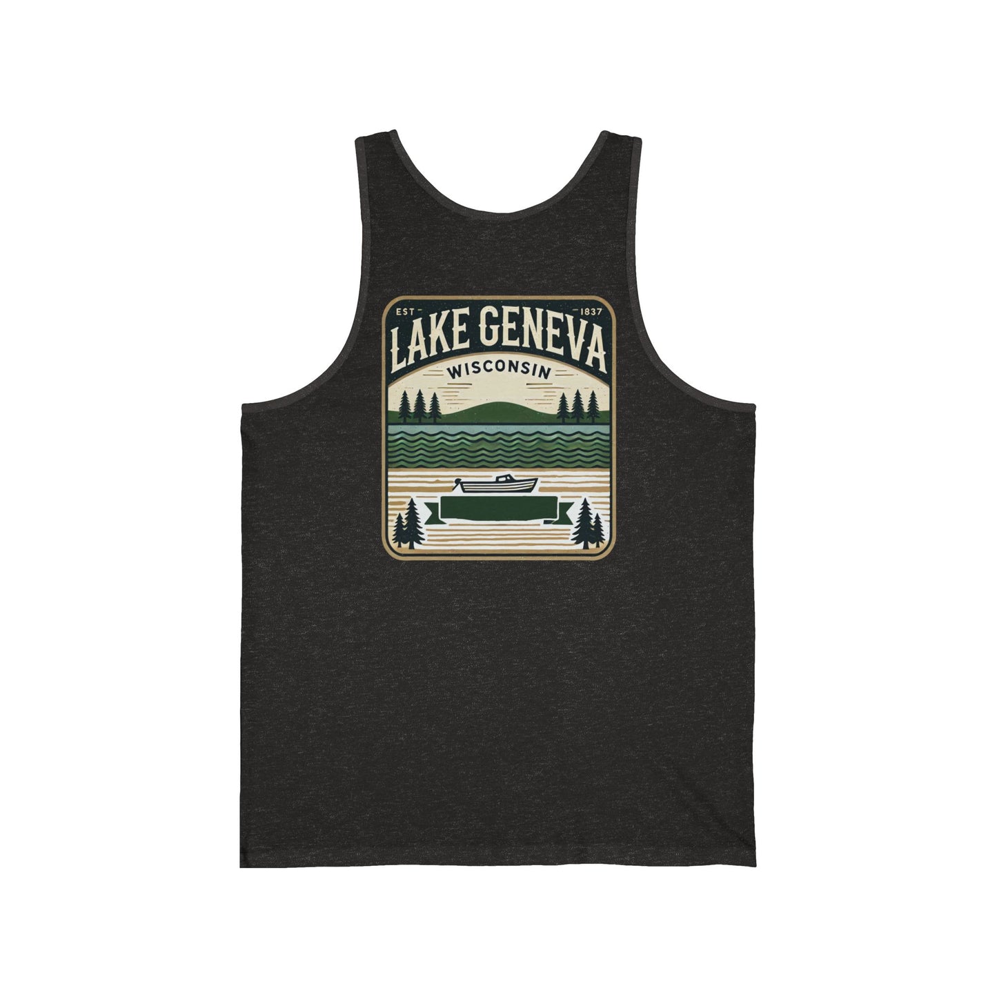 Vintage Lake Geneva Unisex Jersey Tank