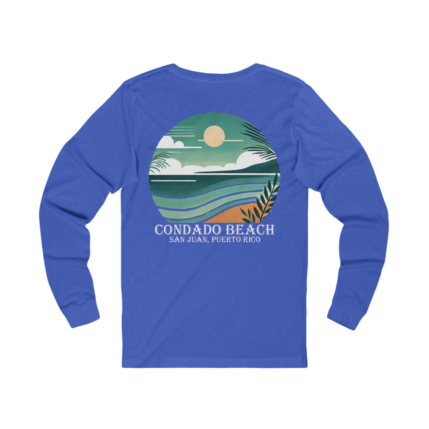 Coastal Vibes Condado Beach Unisex Jersey Long Sleeve Tee