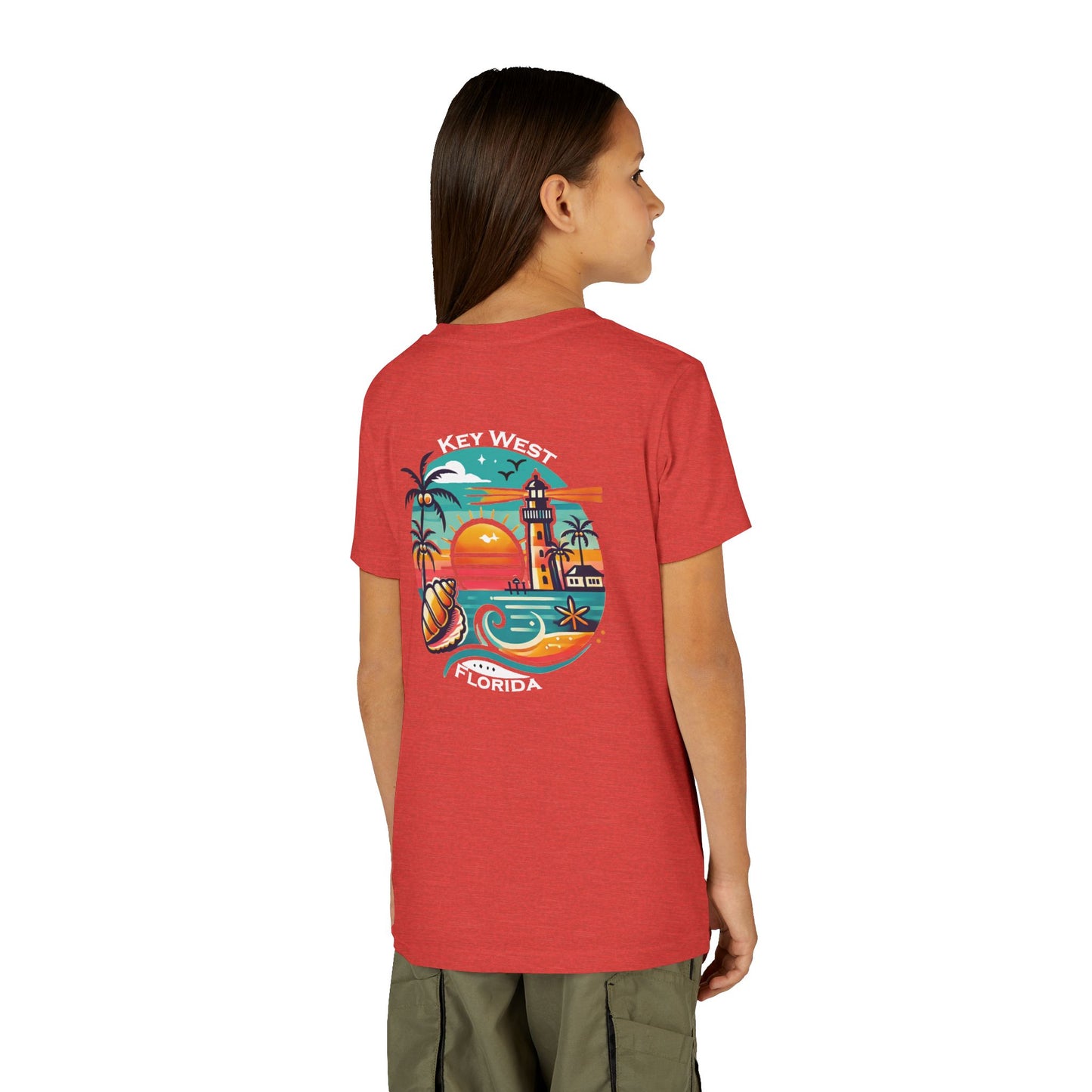 Vibrant Key West Youth Short Sleeve Tee