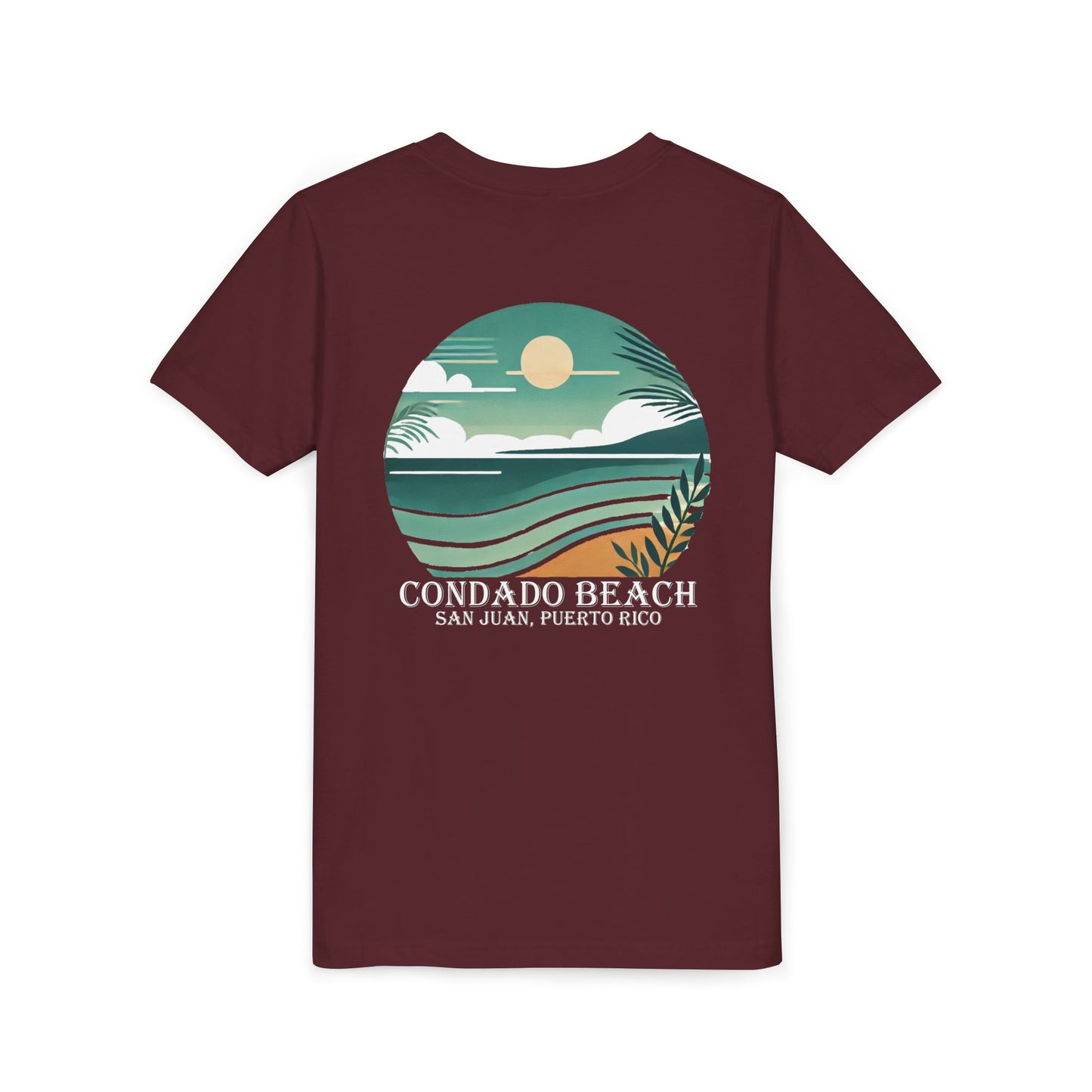 Coastal Vibes Condado Beach Unisex Youth Short Sleeve Tee