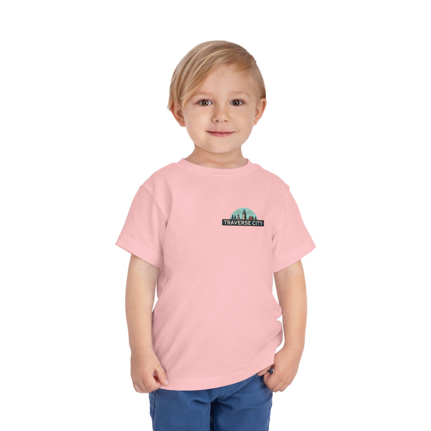Vintage Traverse City Unisex Toddler Short Sleeve Tee