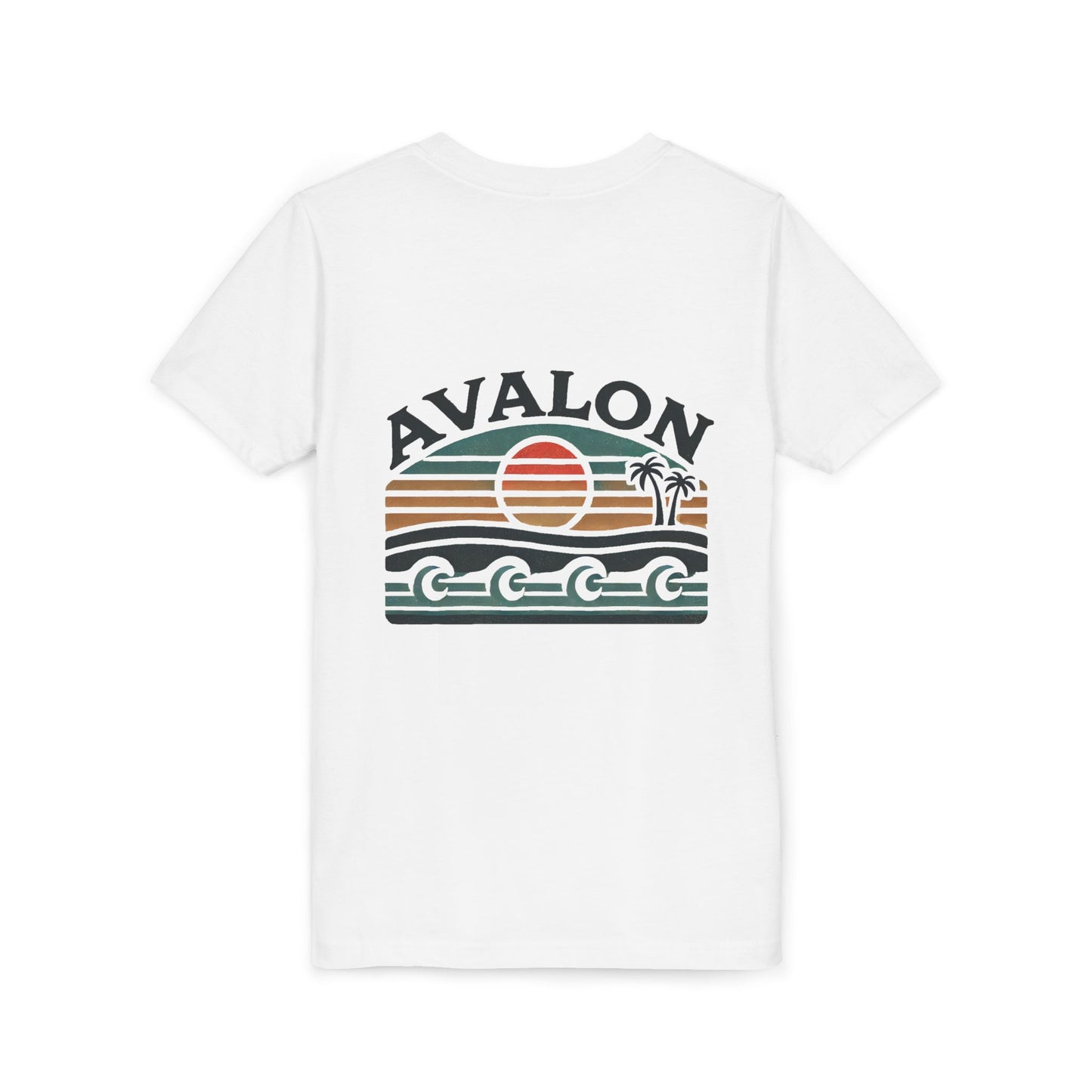 Retro Avalon Sunset Youth Short Sleeve Tee