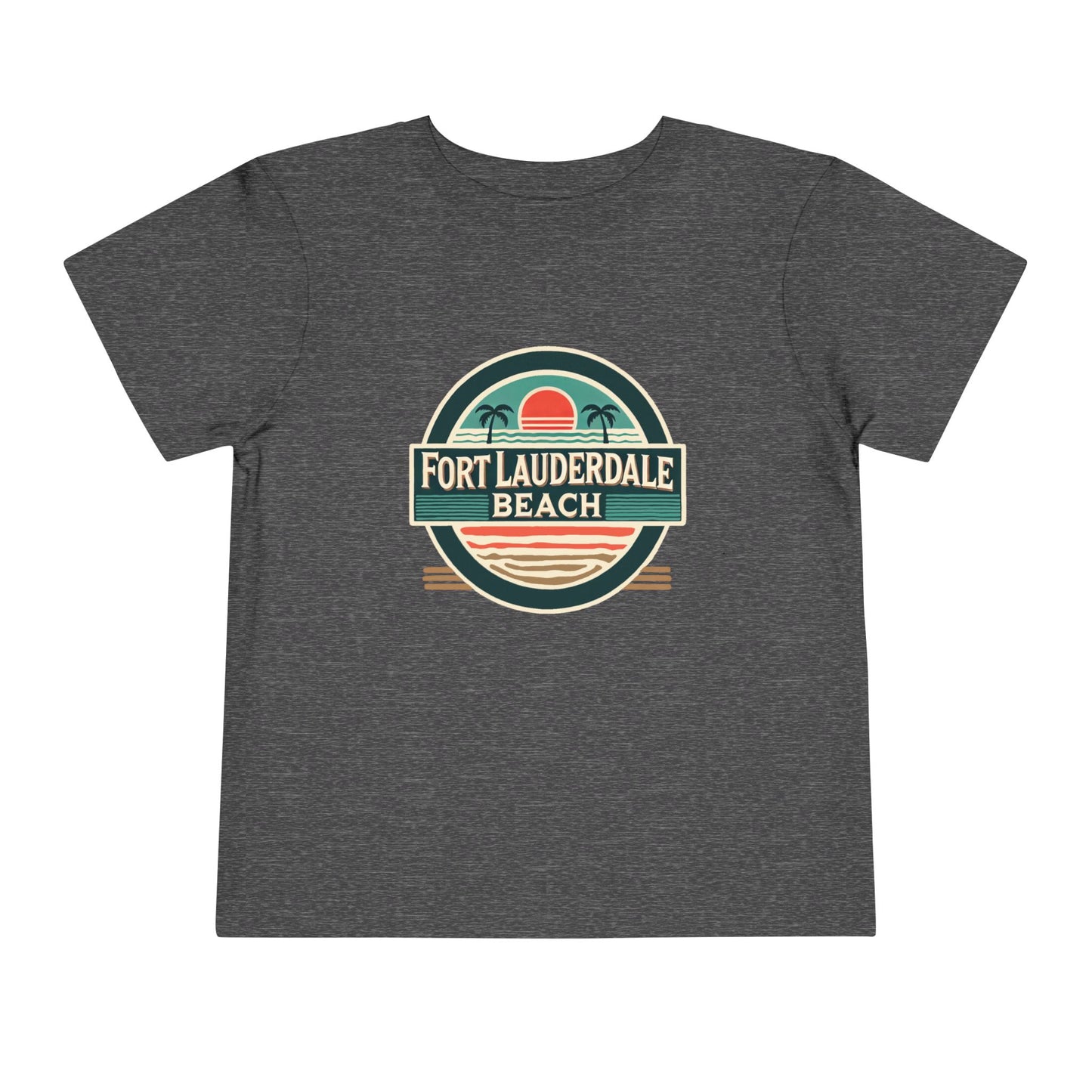 Vintage Fort Lauderdale Unisex Toddler Short Sleeve Tee