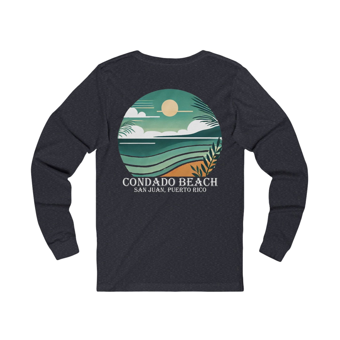 Coastal Vibes Condado Beach Unisex Jersey Long Sleeve Tee