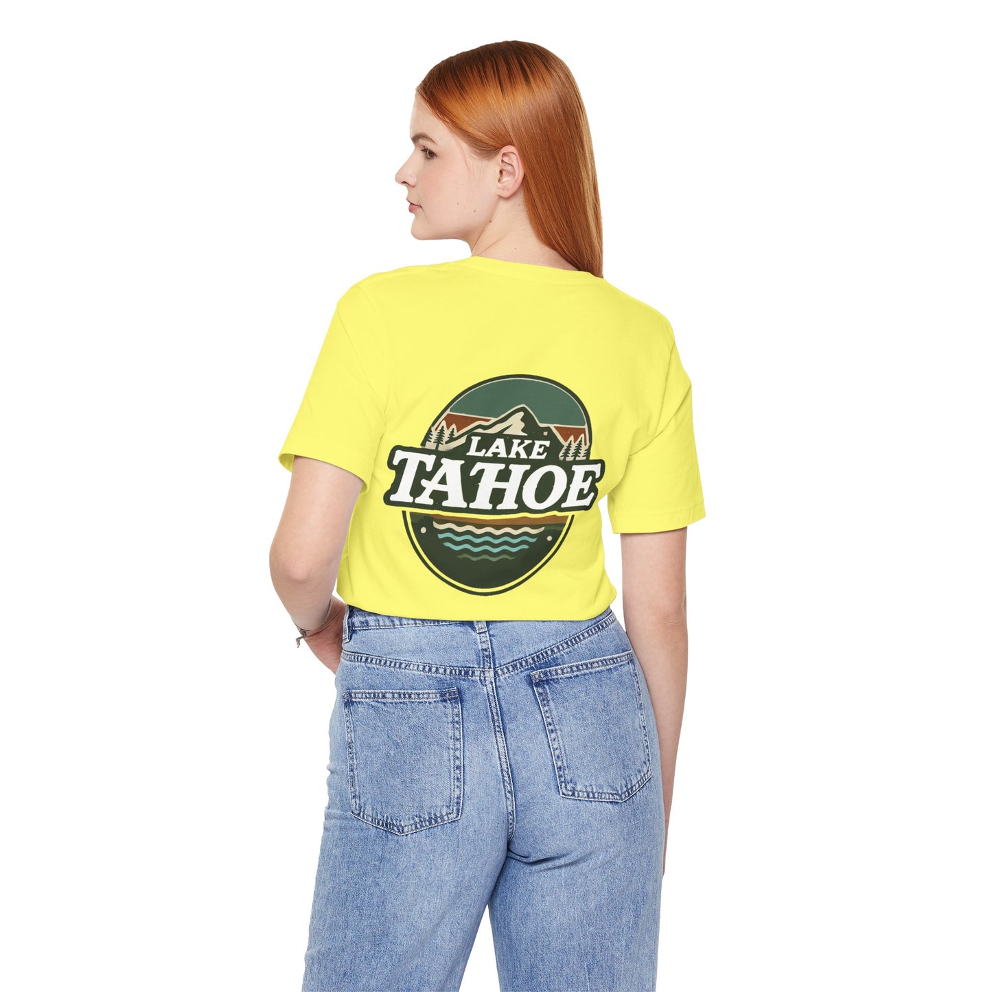 Vintage Lake Tahoe Unisex Jersey Short Sleeve Tee