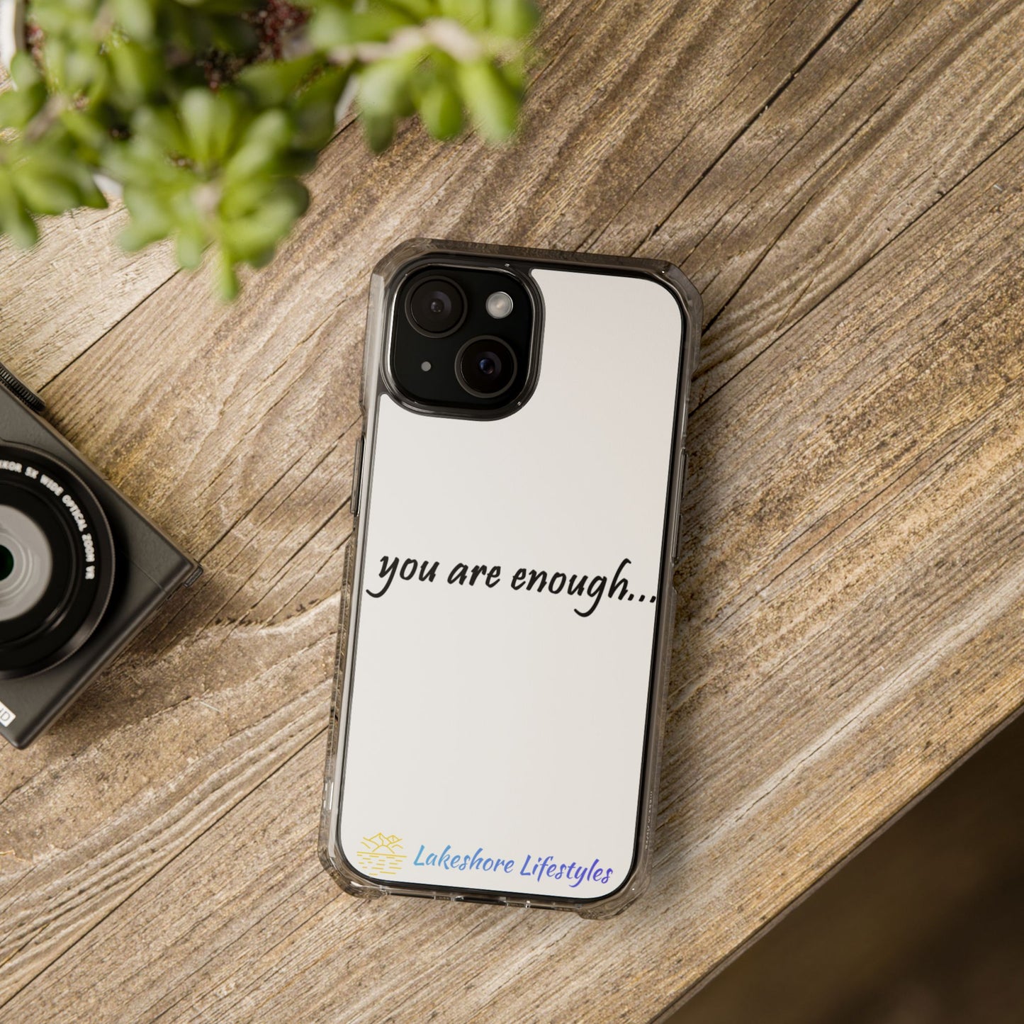 You Are Enough Magnetic Clear Impact Case