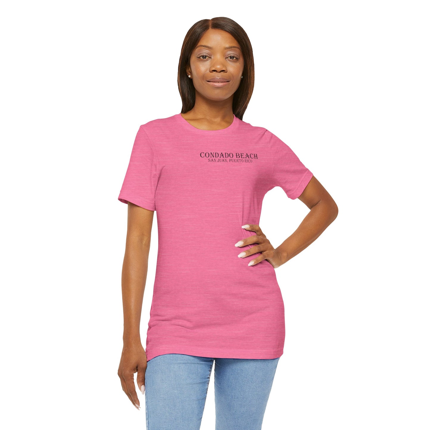 Coastal Vibes Condado Beach Unisex Jersey Short Sleeve Tee